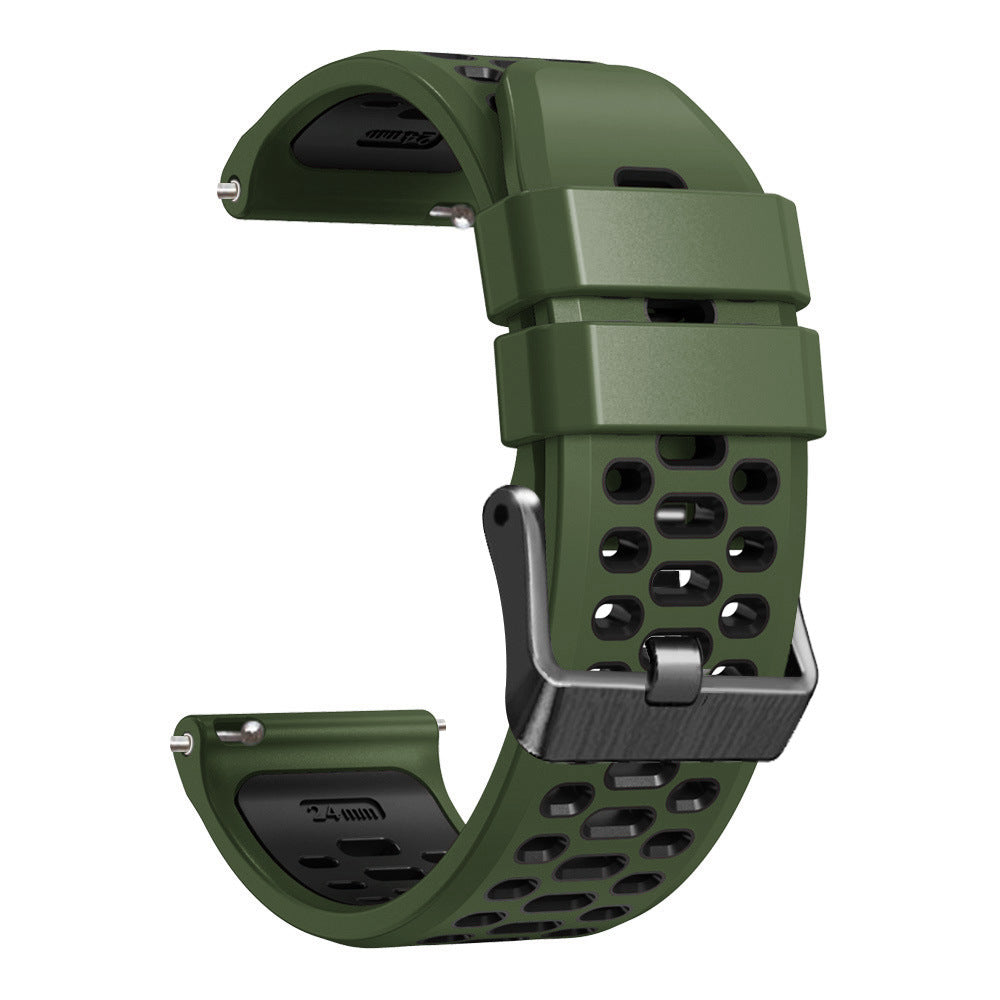 Garmin Venu X1 Sport Buckle Strap (Green/Black)