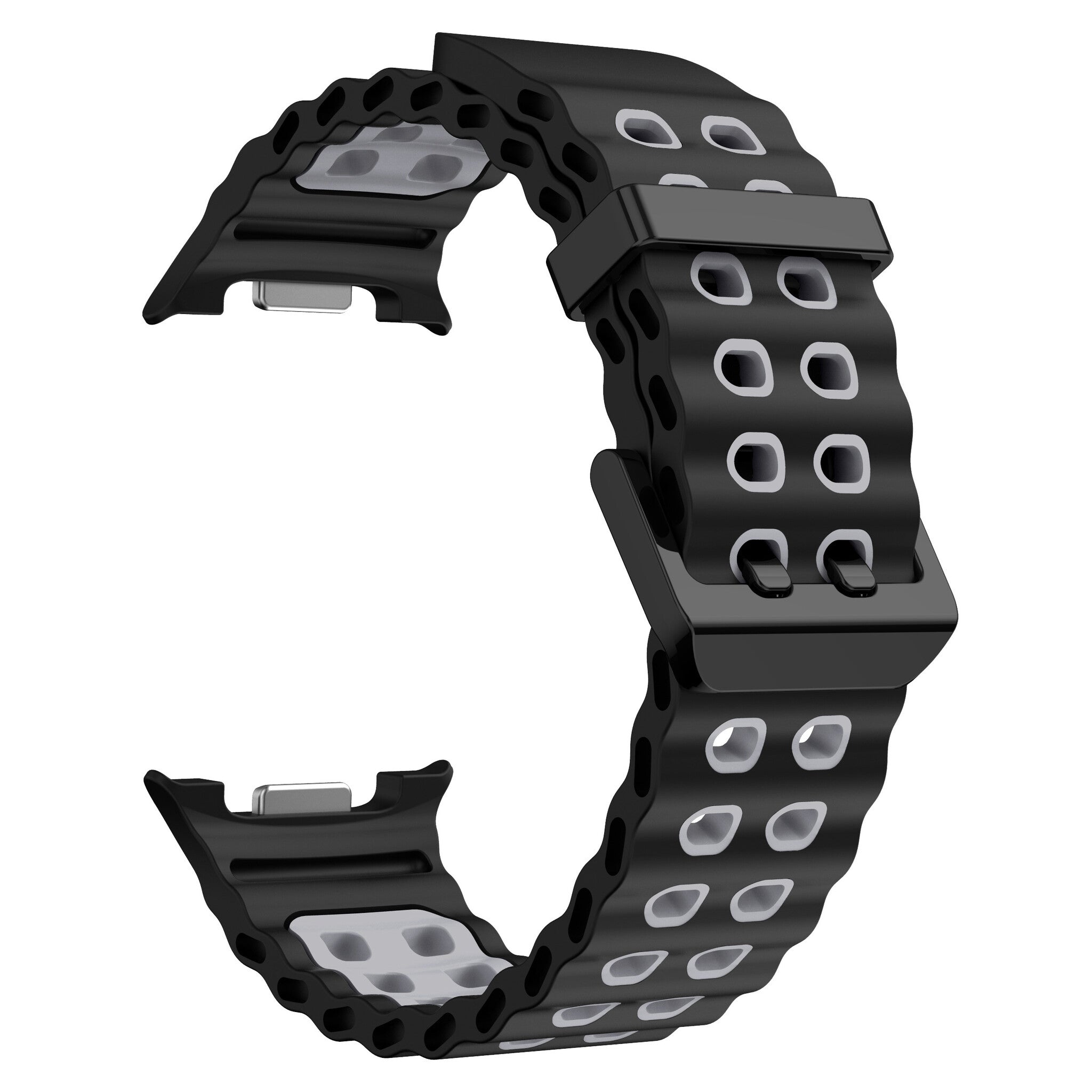Samsung Galaxy Watch 9 - 44mm Ocean Strap (Black/Grey)