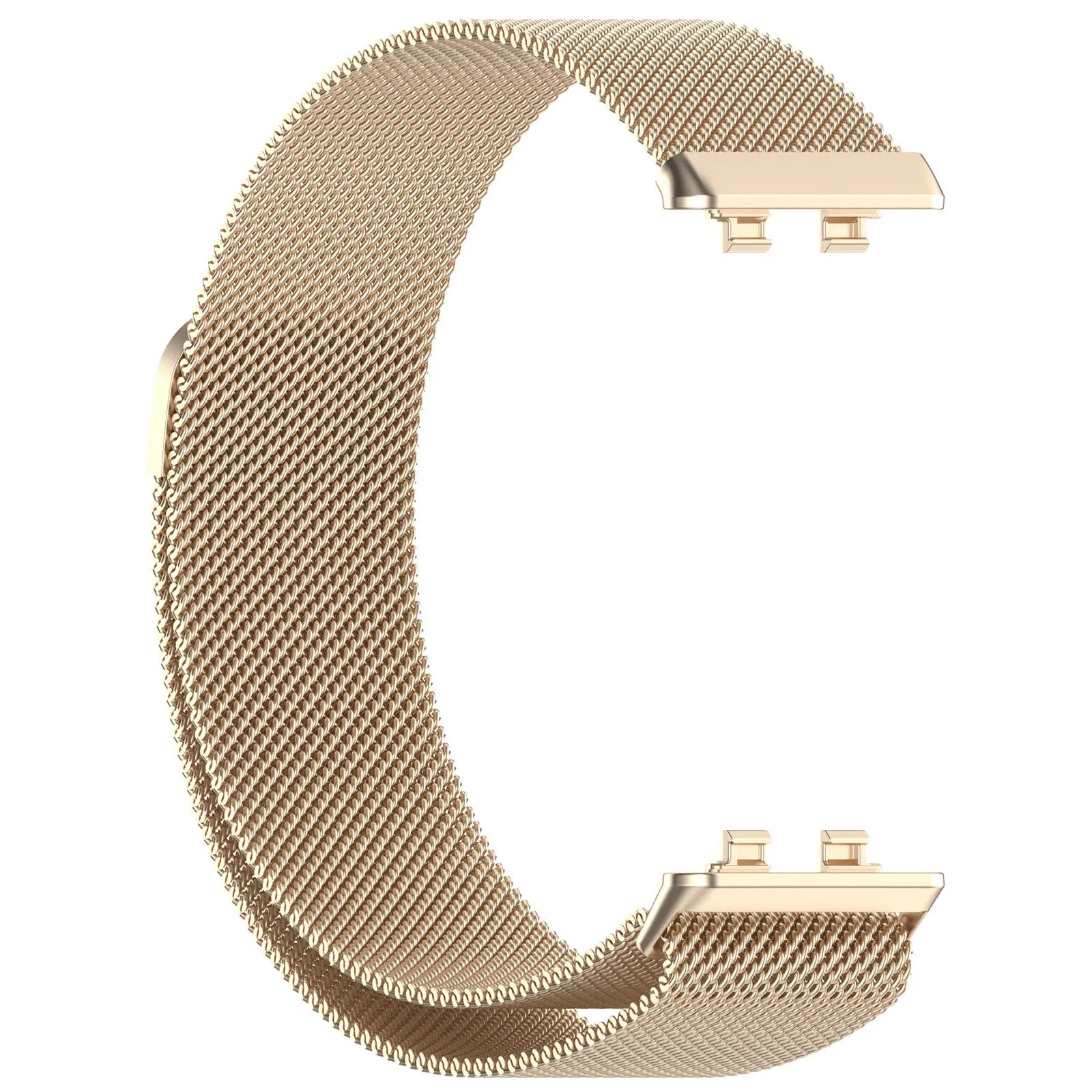 Milanese Strap, champagne, without a watch, 3/4 front view