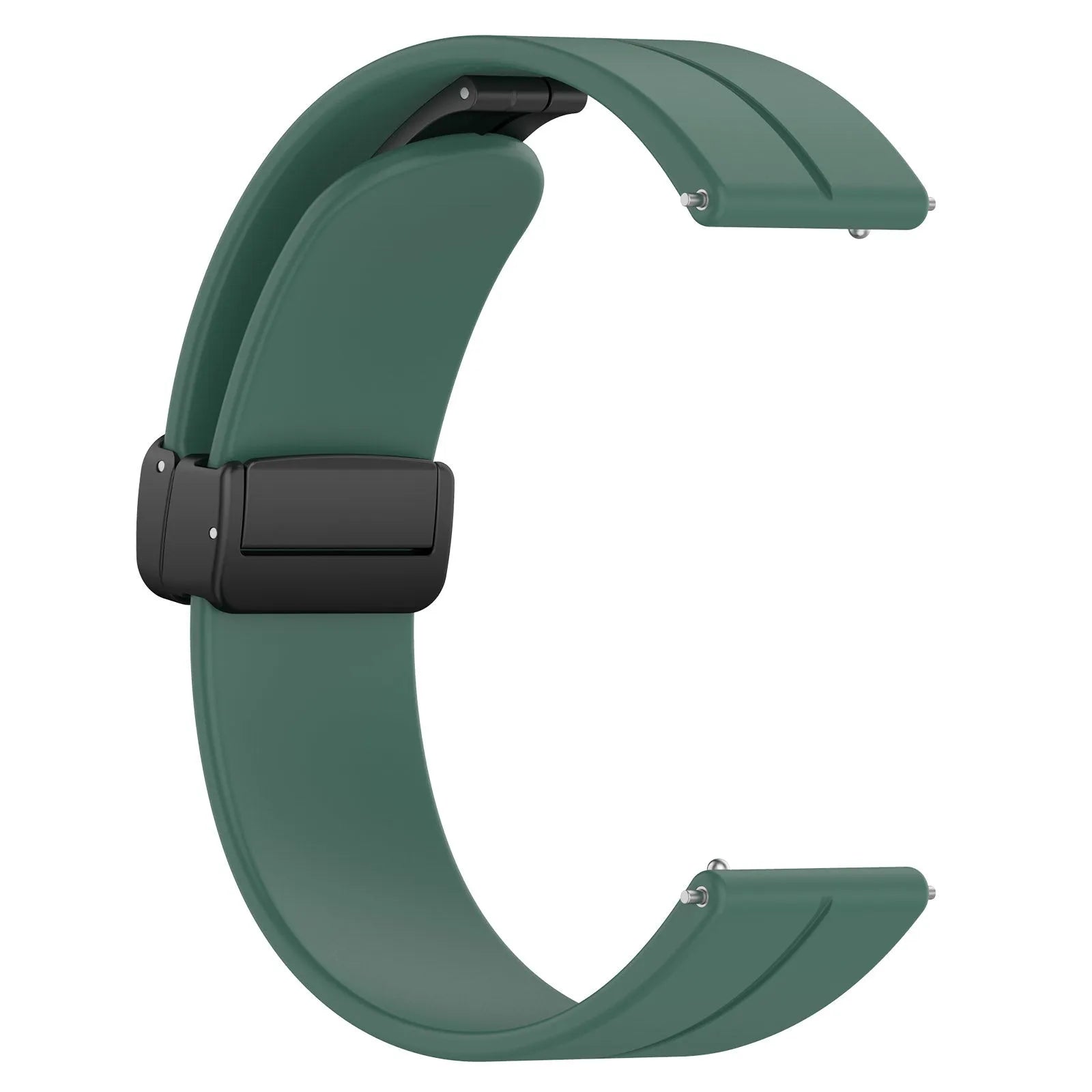 Amazfit Bip 3 (Pro) D-Buckle Silicone Strap (Dark Green)
