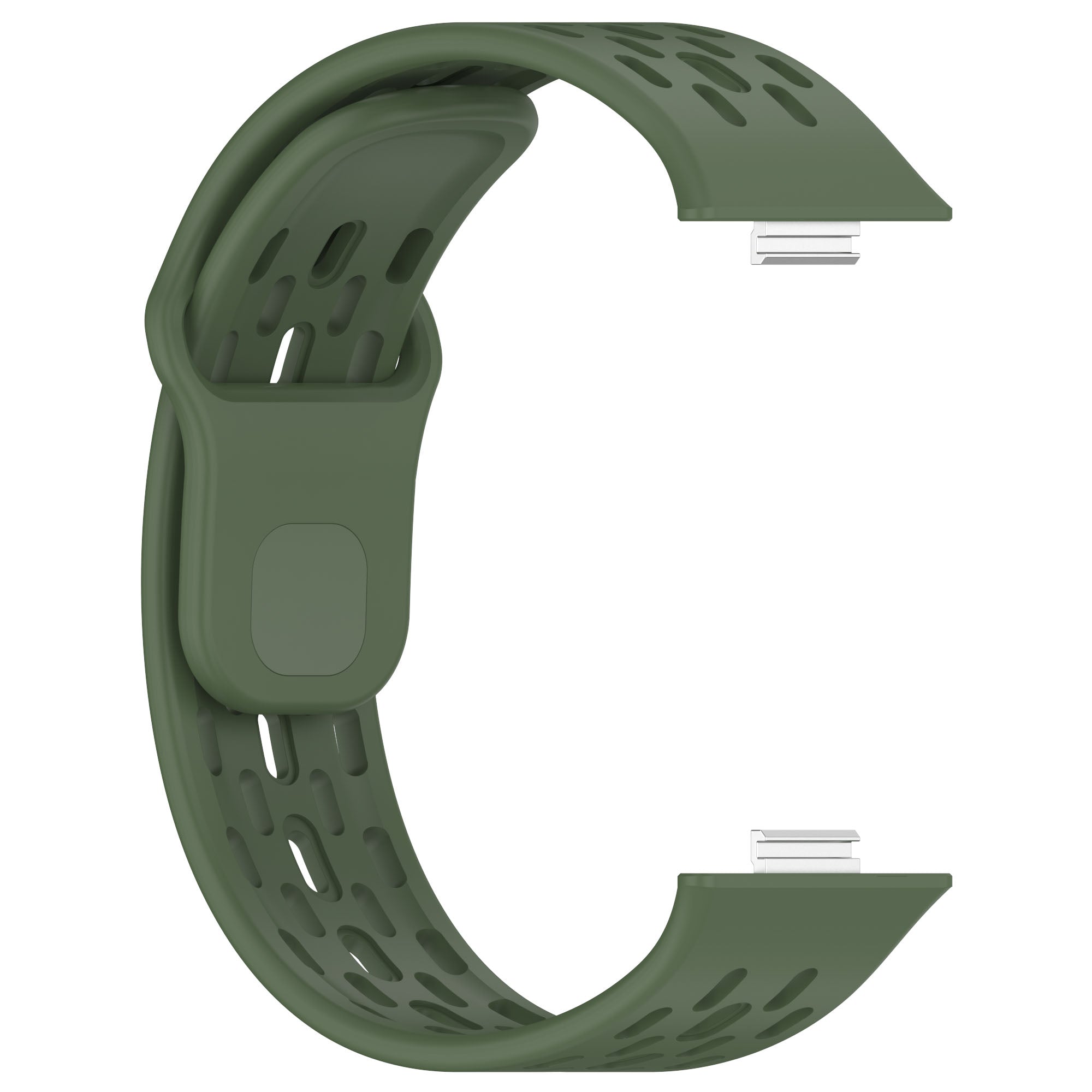 Huawei Watch Fit 4 Silicone Air Strap (Dark Green)