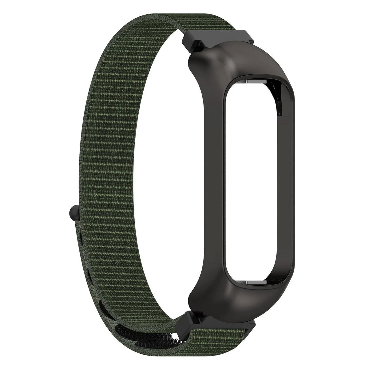 Nylon Strap, green, without a watch, 3/4 front view