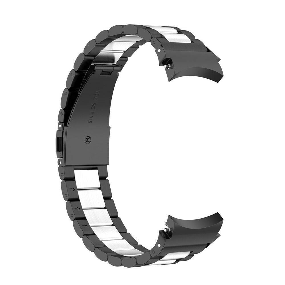 Steel Strap, black/silver, without a watch, 3/4 front view