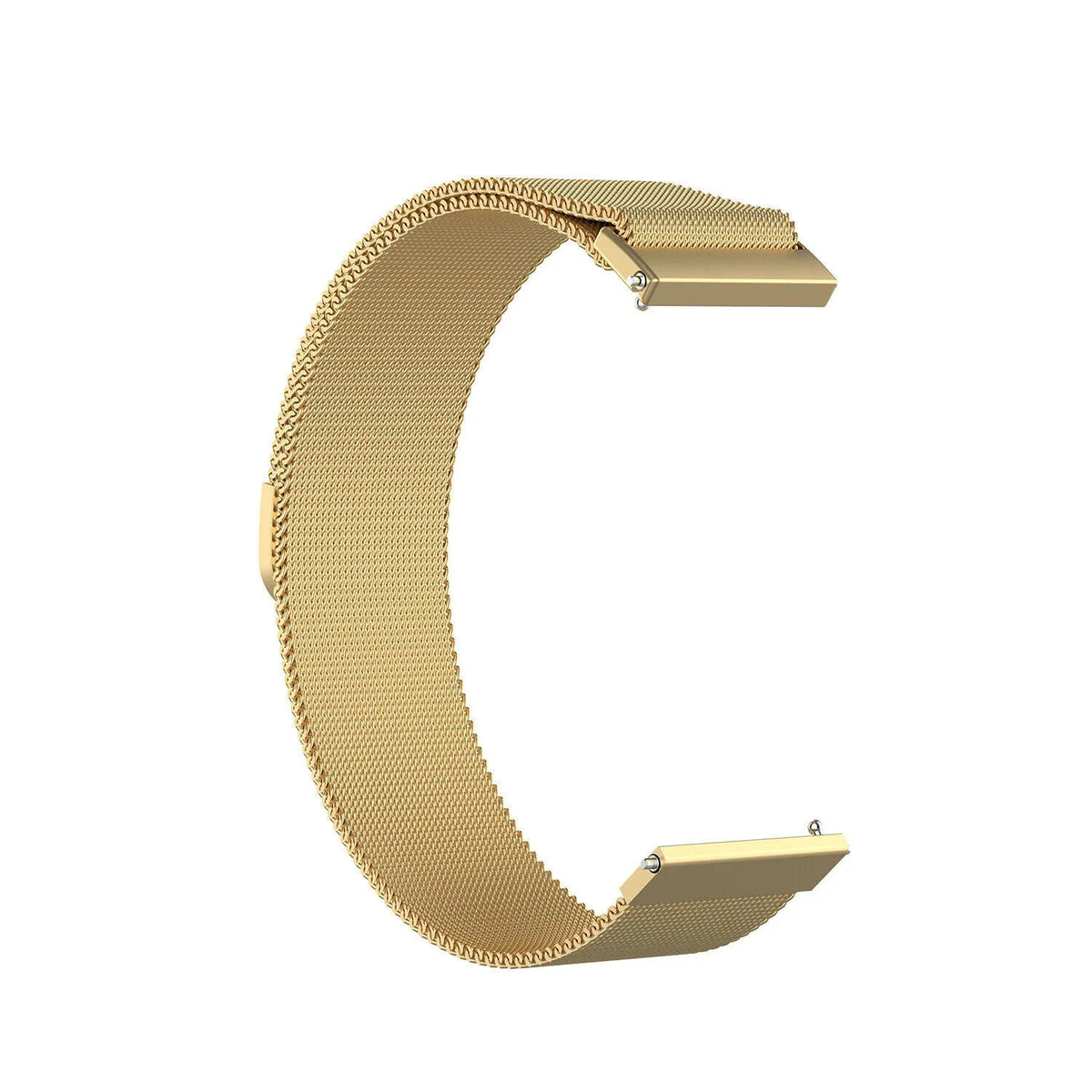Milanese Strap, gold, without a watch, 3/4 front view