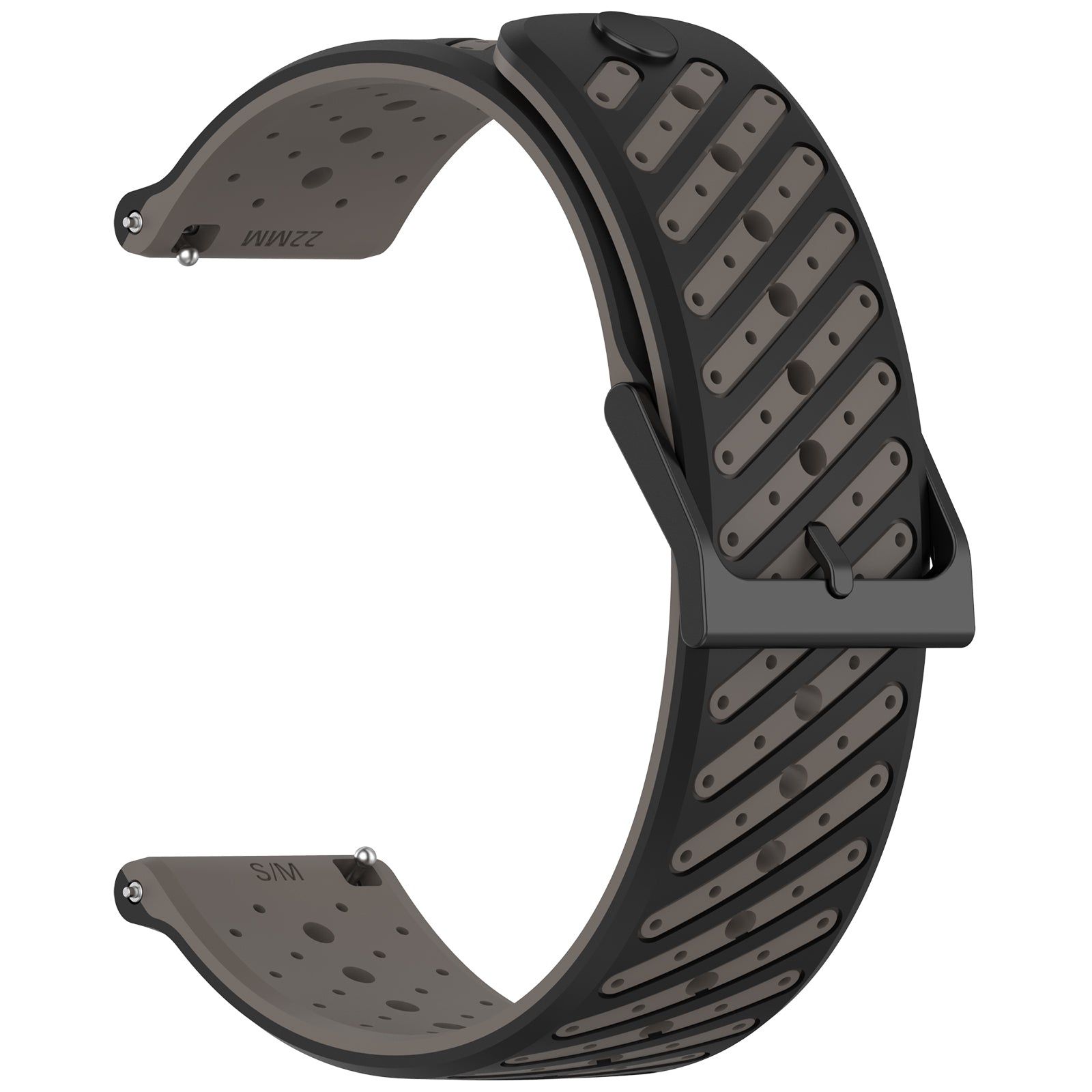 Xiaomi Watch S1 Striped Silicone Strap (Grey)