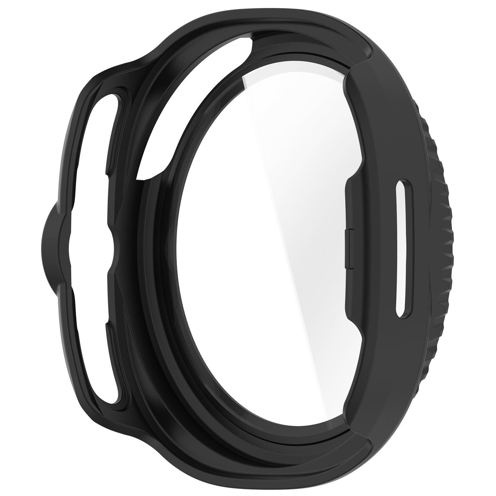 Samsung Galaxy Watch 8 Classic Hard Case with Glass (Black)