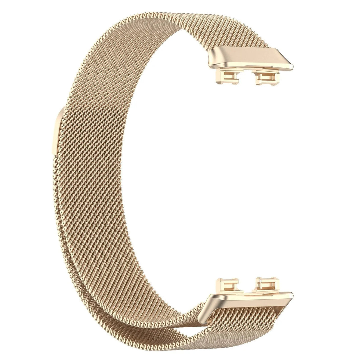 Milanese Strap, champagne, without a watch, 3/4 front view