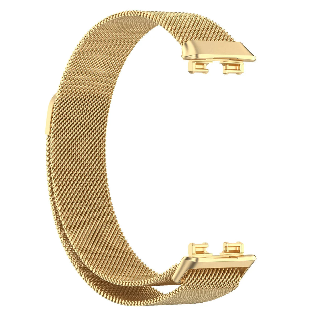 Milanese Strap, gold, without a watch, 3/4 front view