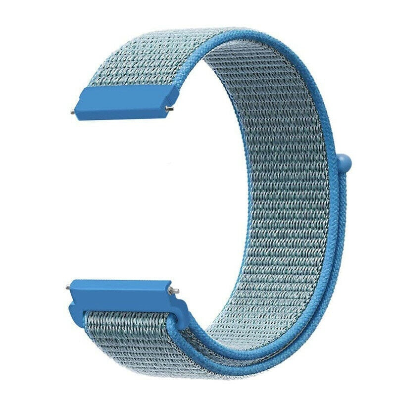 Nylon Strap, blue, without a watch, 3/4 front view