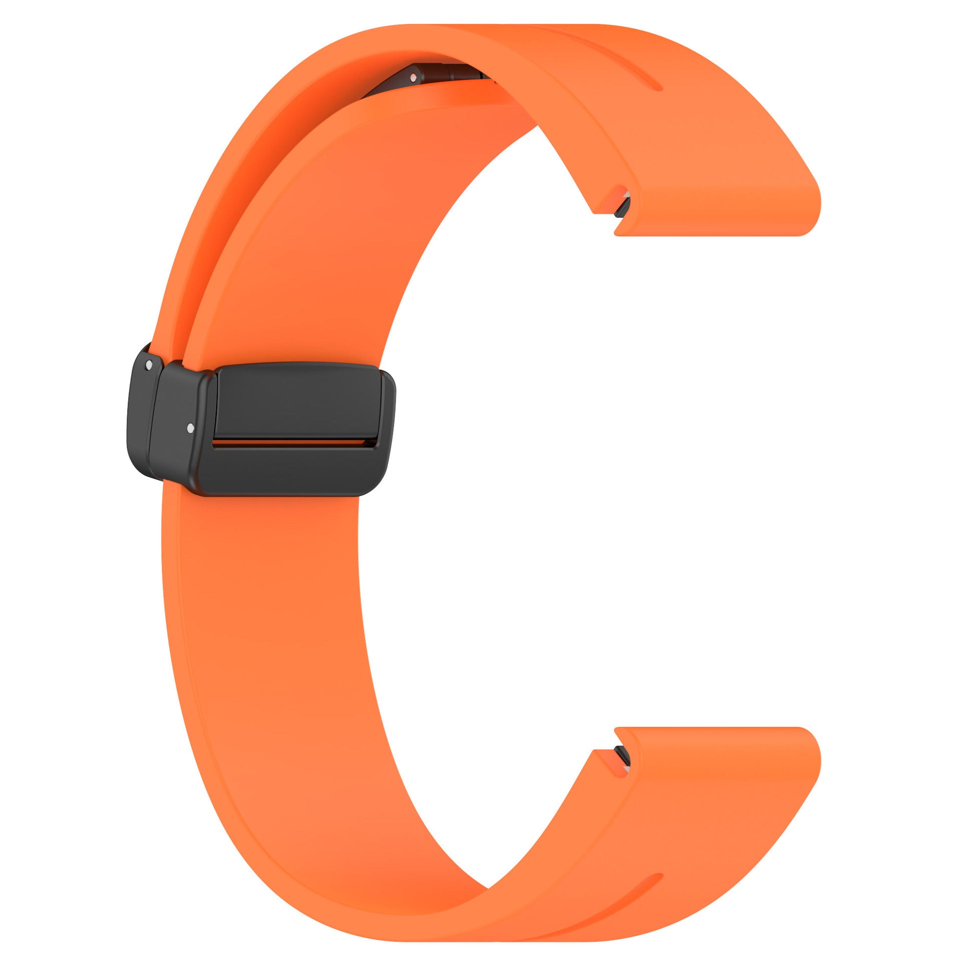 Garmin D2 Mach 2 - 47mm D-Buckle Silicone Strap (Orange)