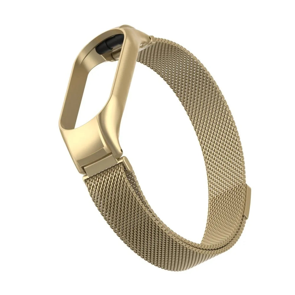 Milanese Strap, gold, without a watch, 3/4 front view
