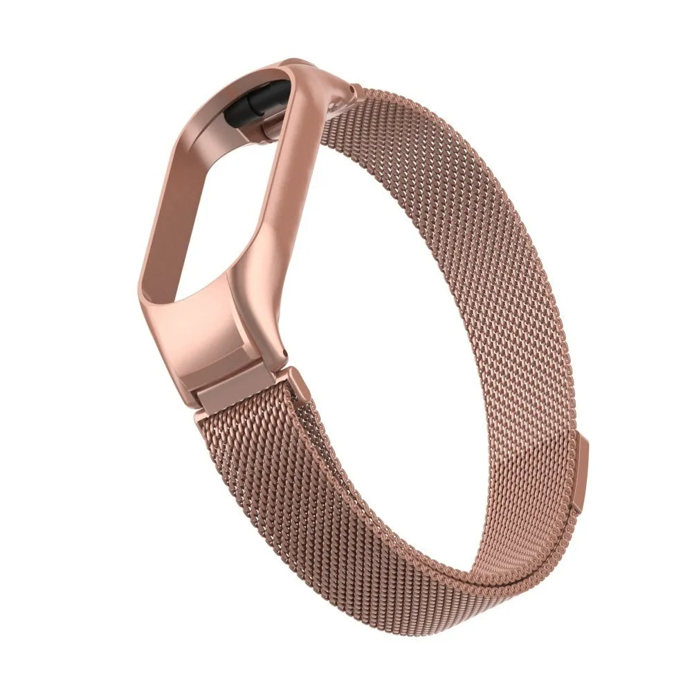 Milanese Strap, pink, without a watch, 3/4 front view