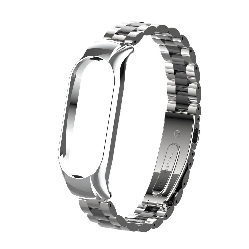 Steel Strap, silver/black, without a watch, 3/4 front view