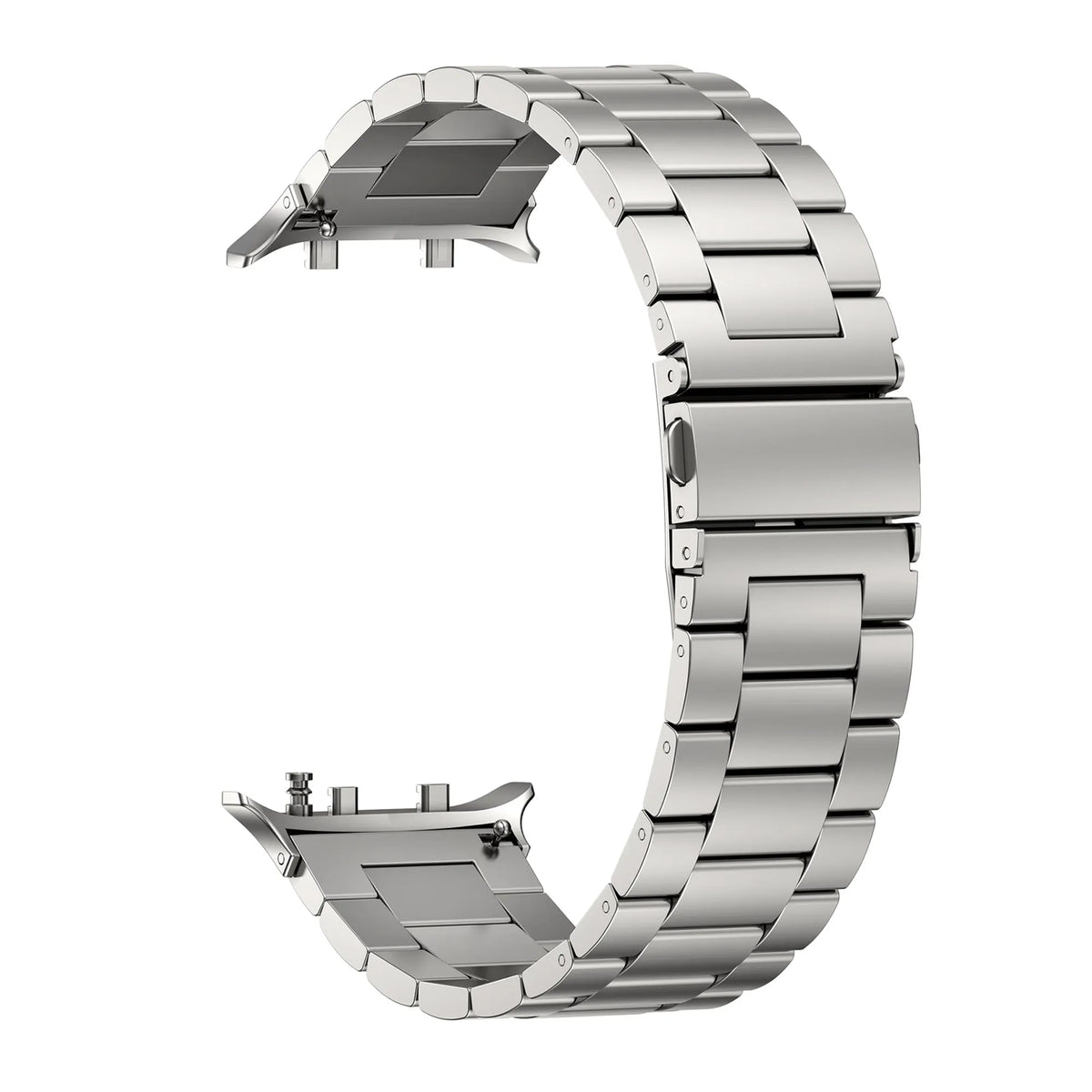 Steel Strap, silver, without a watch, 3/4 front view