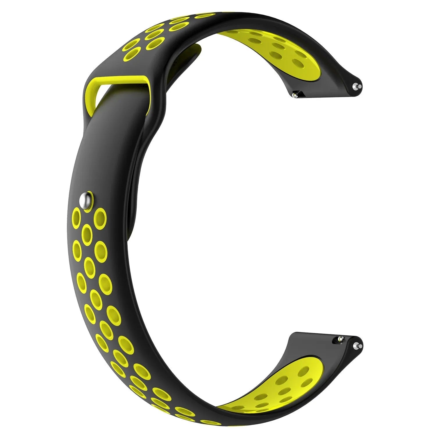 Coros Pace 2 Sport Strap (Black/Yellow)