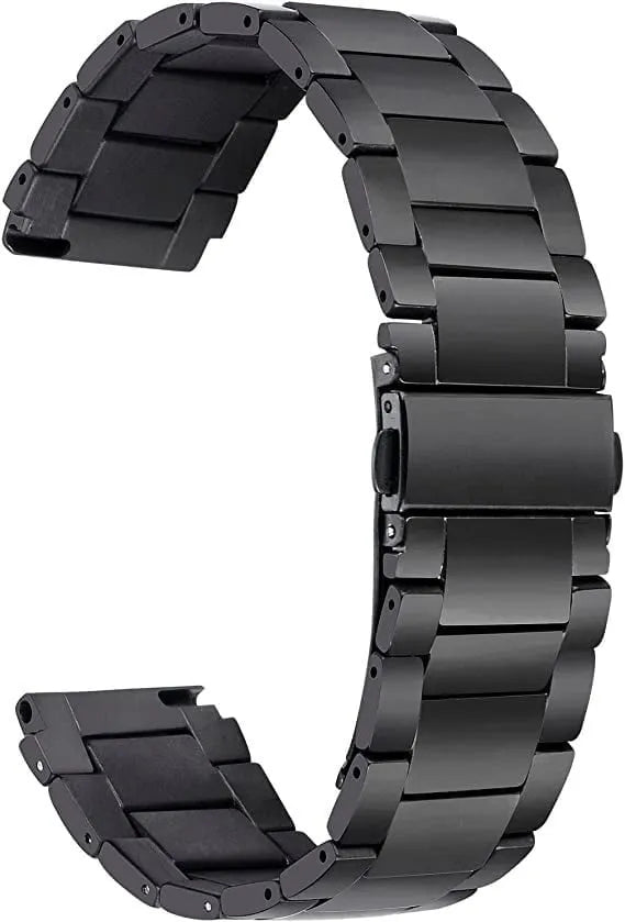Titanium Strap, black, without a watch, 3/4 front view