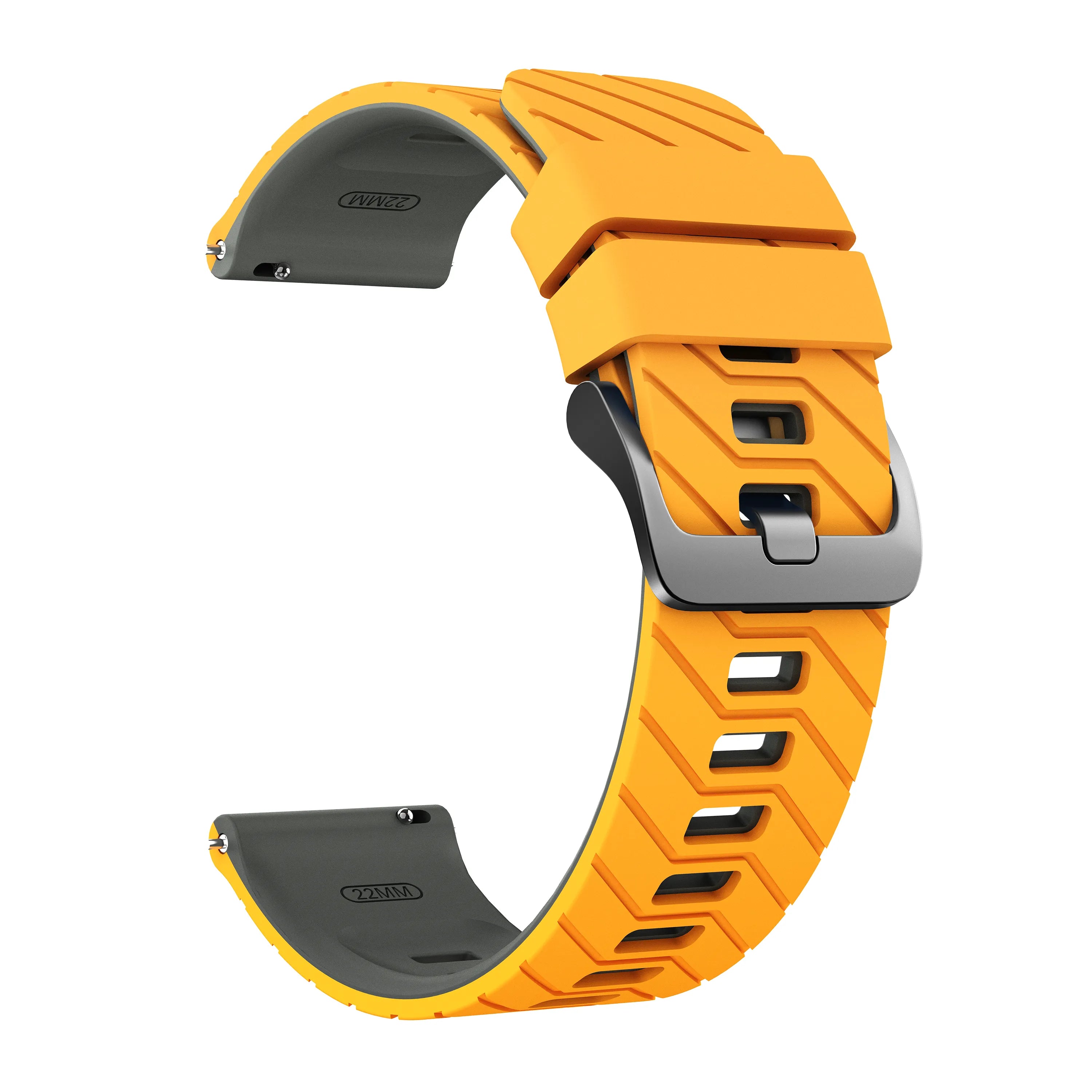 Huawei Watch GT 6 - 46mm Twill Sport Strap (Dark Yellow/Grey)
