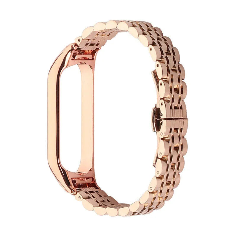 Metal Strap, rose gold, without a watch, 3/4 rear view