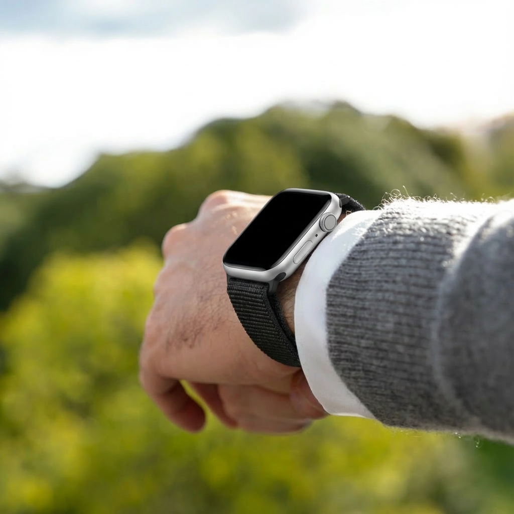 Bandz Apple Watch Nylon Strap 'Classic' (Black)