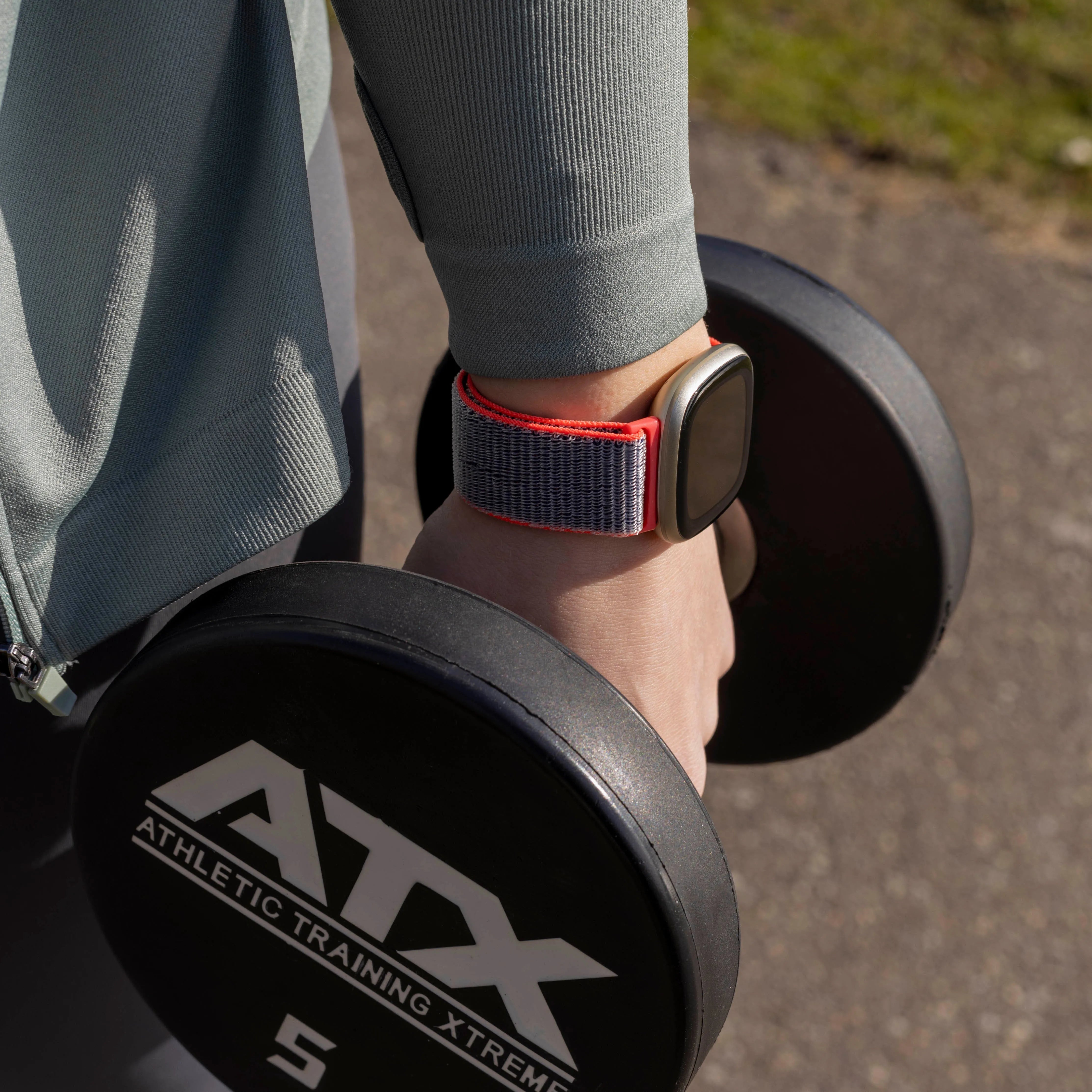 Fitbit Sense Nylon Strap (Light Powder)