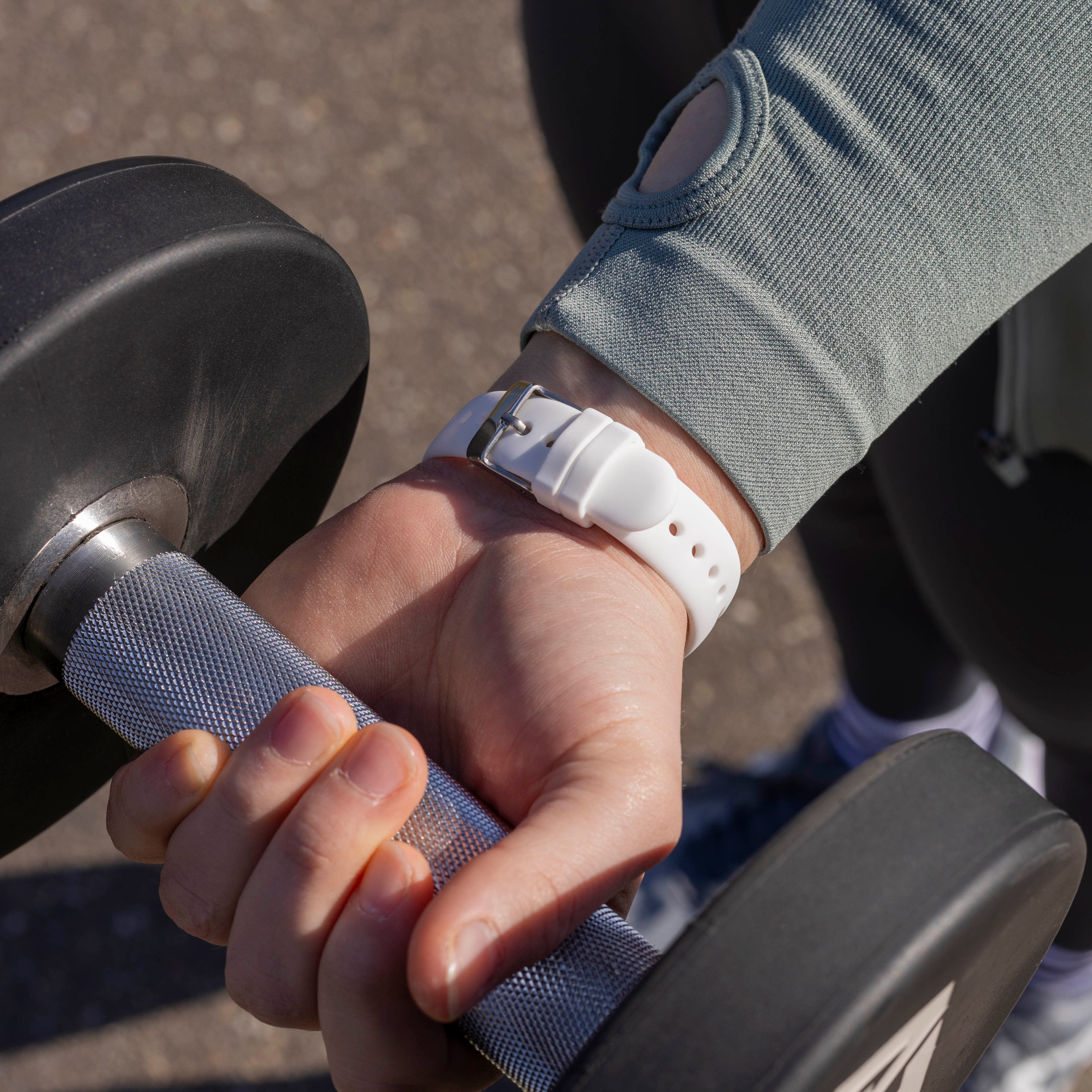 Fitbit Sense 2 Premium Silicone Strap (White)