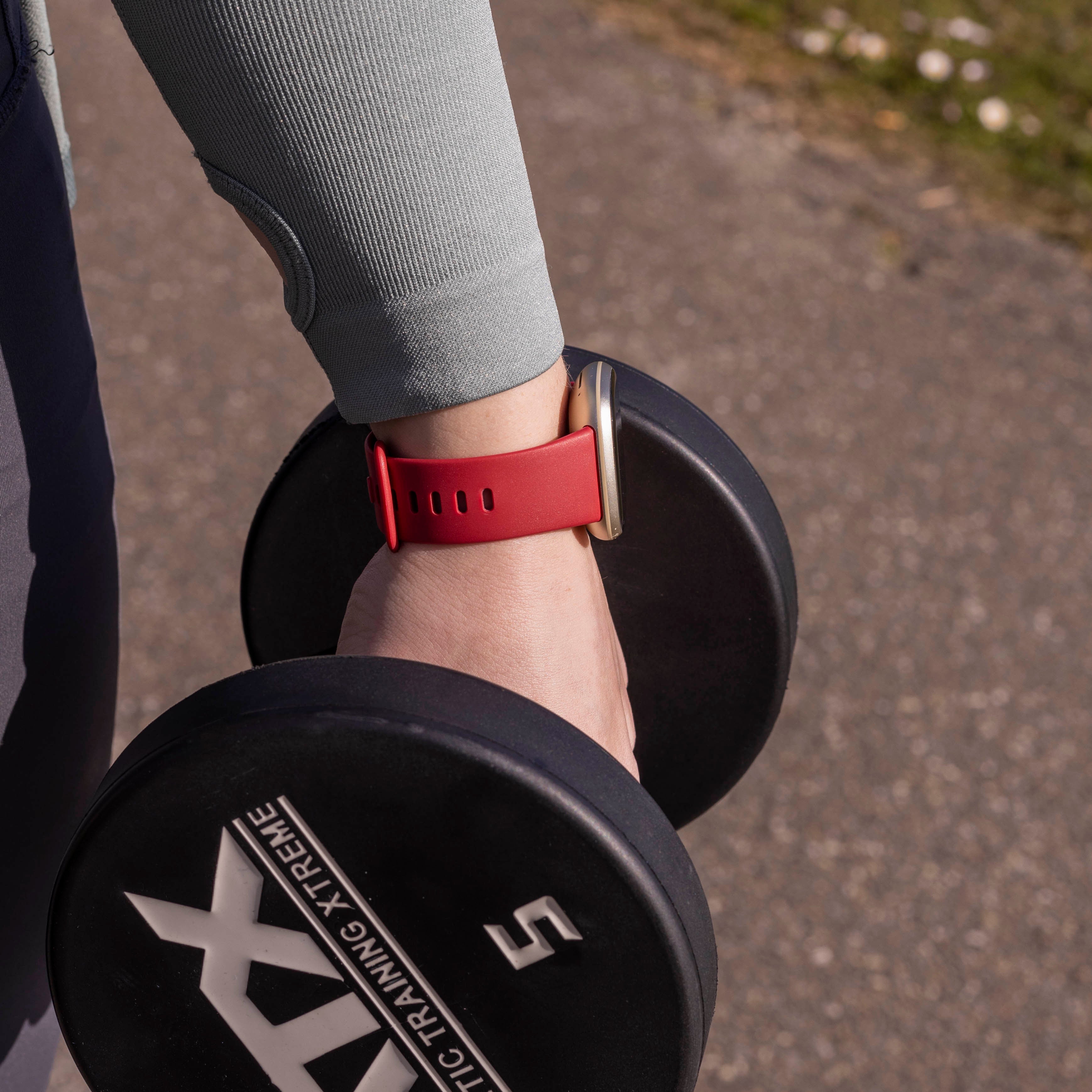 Fitbit Versa 4 Silicone Strap Classic (Wine Red)