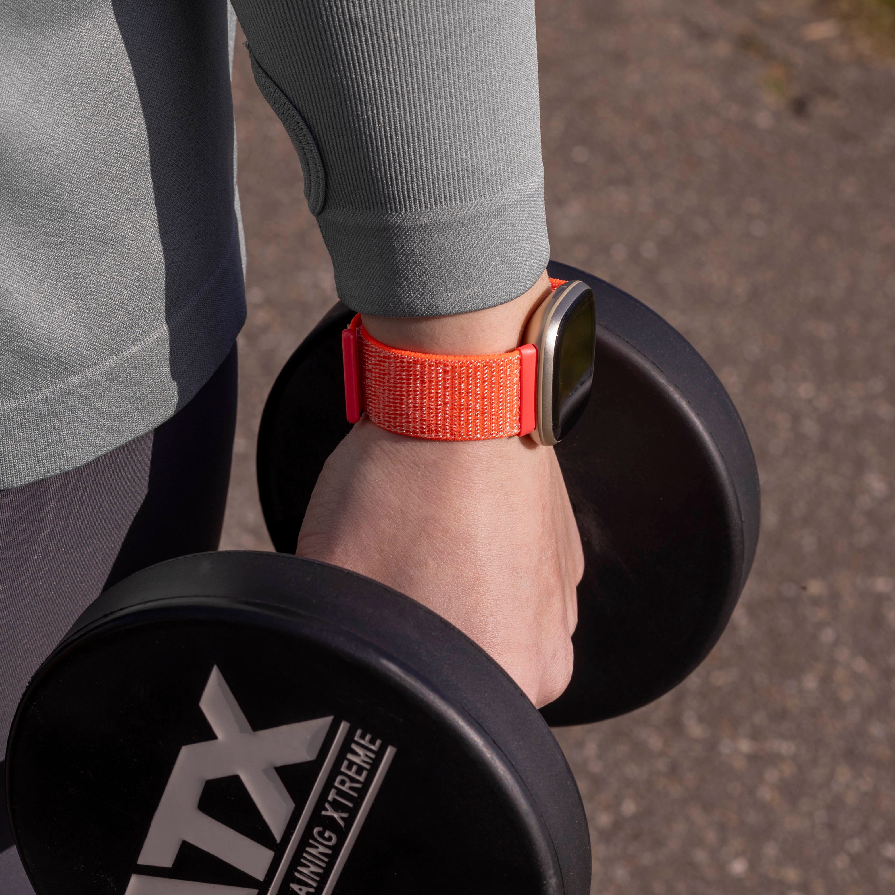 Fitbit Sense Nylon Strap (Orange)