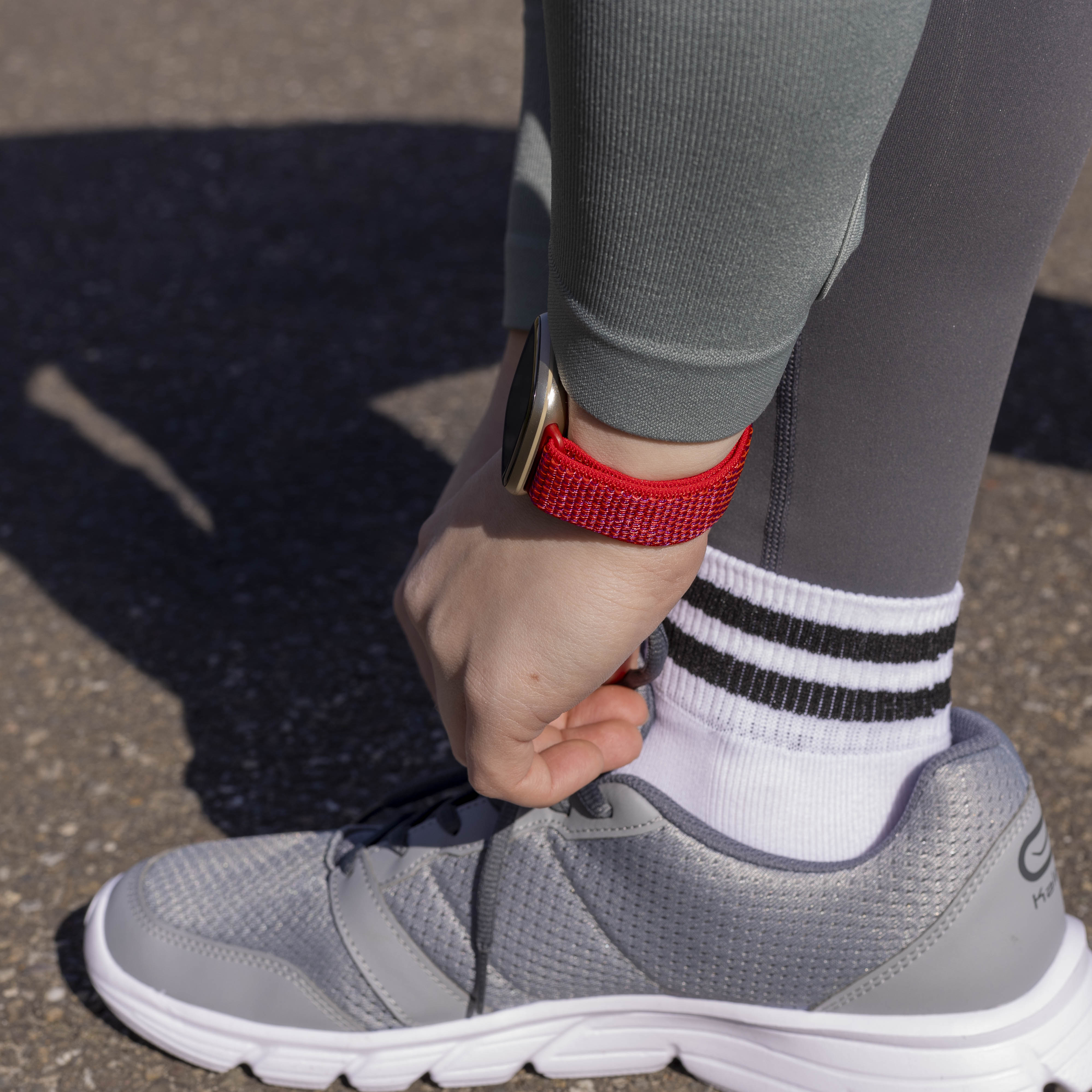 Fitbit Sense Nylon Strap (Red)