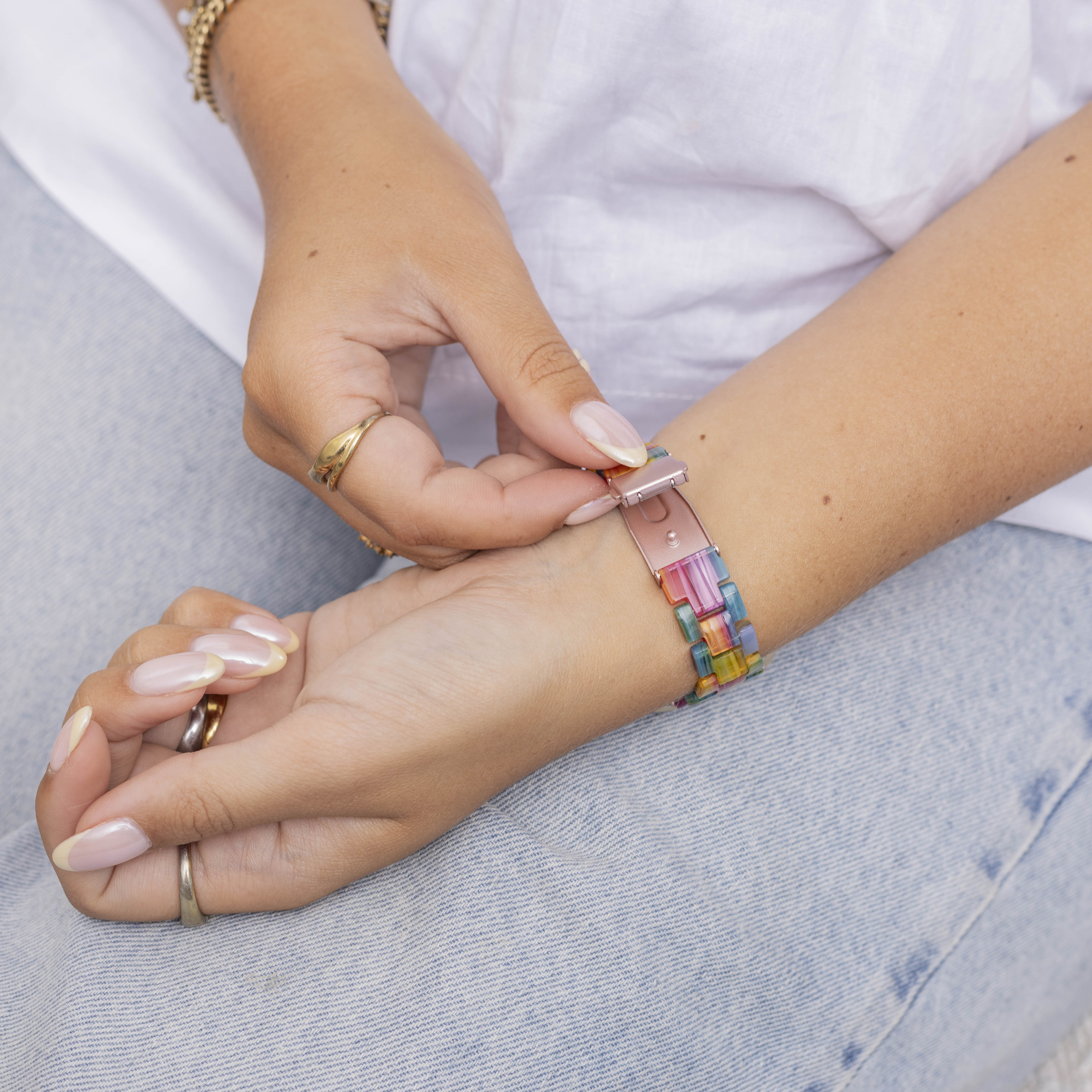 Fitbit Sense Resin Strap (Multicoloured)