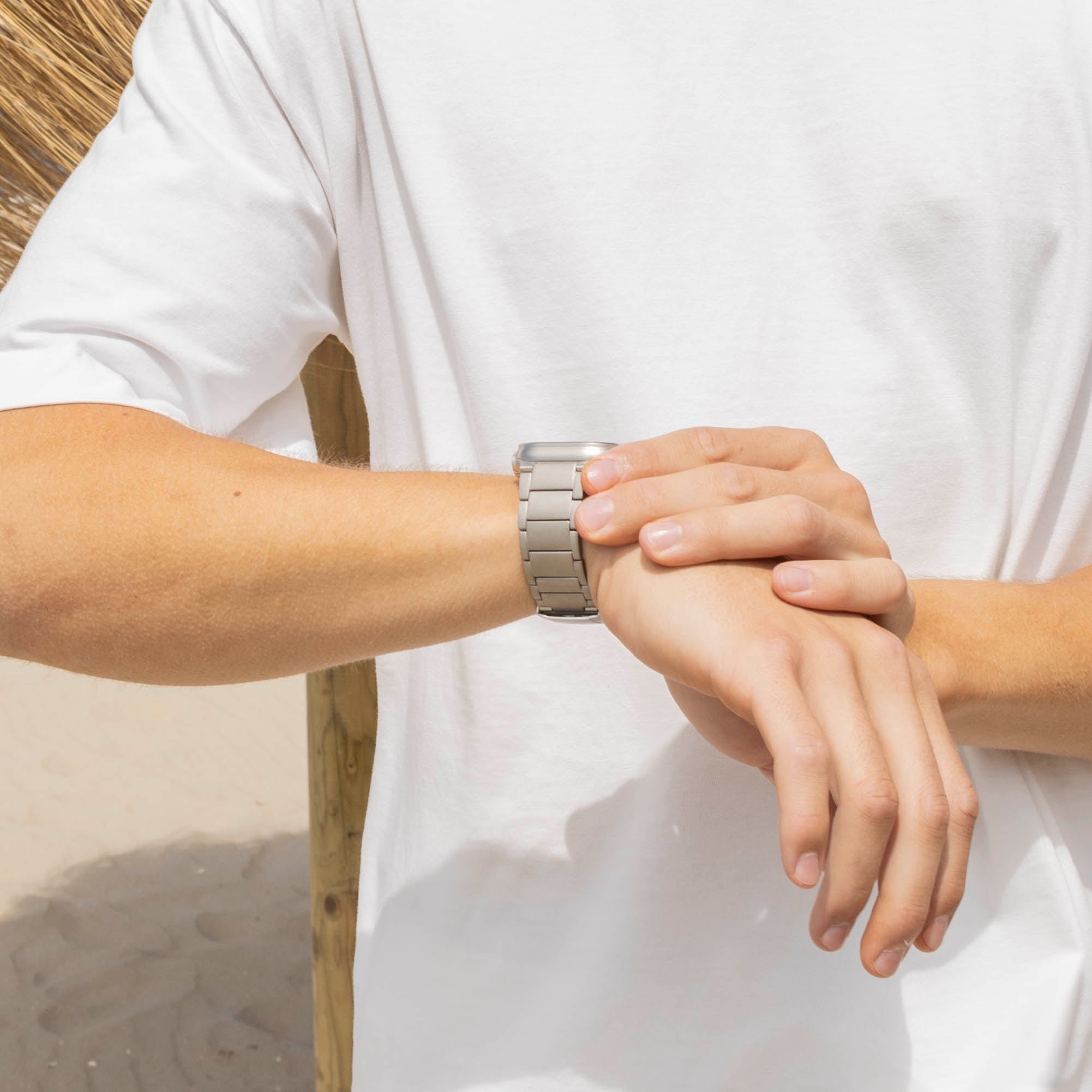 Apple Watch Titanium Strap (Silver)