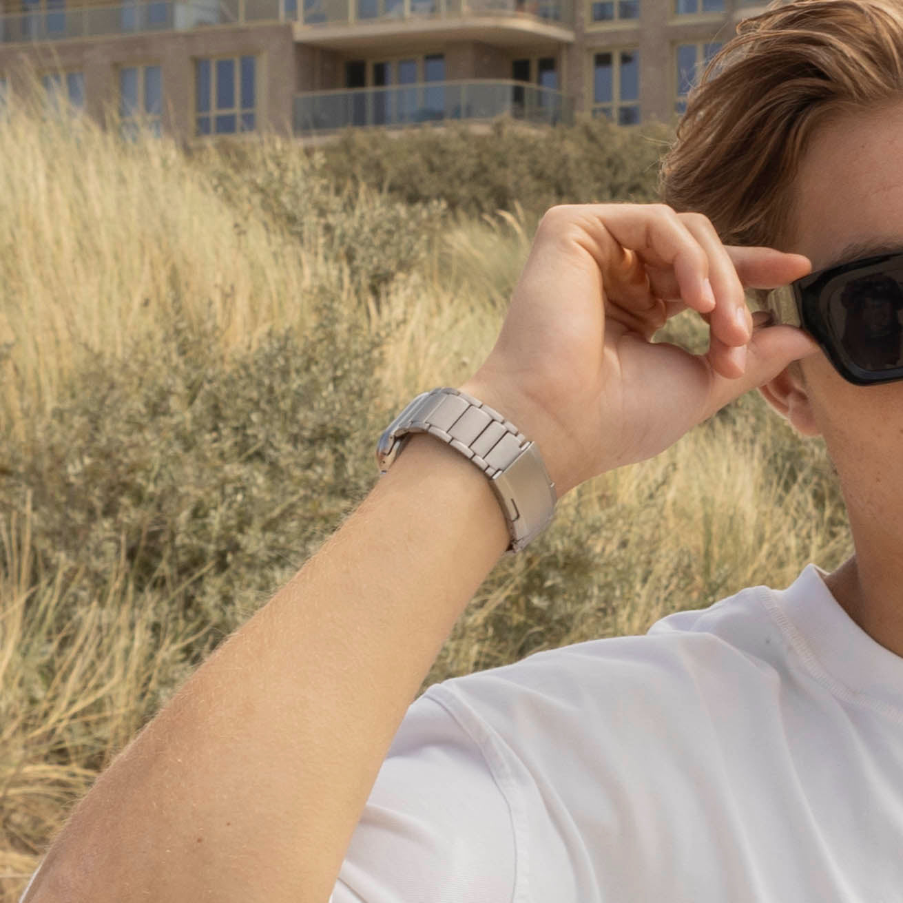 Apple Watch Titanium Strap (Silver)