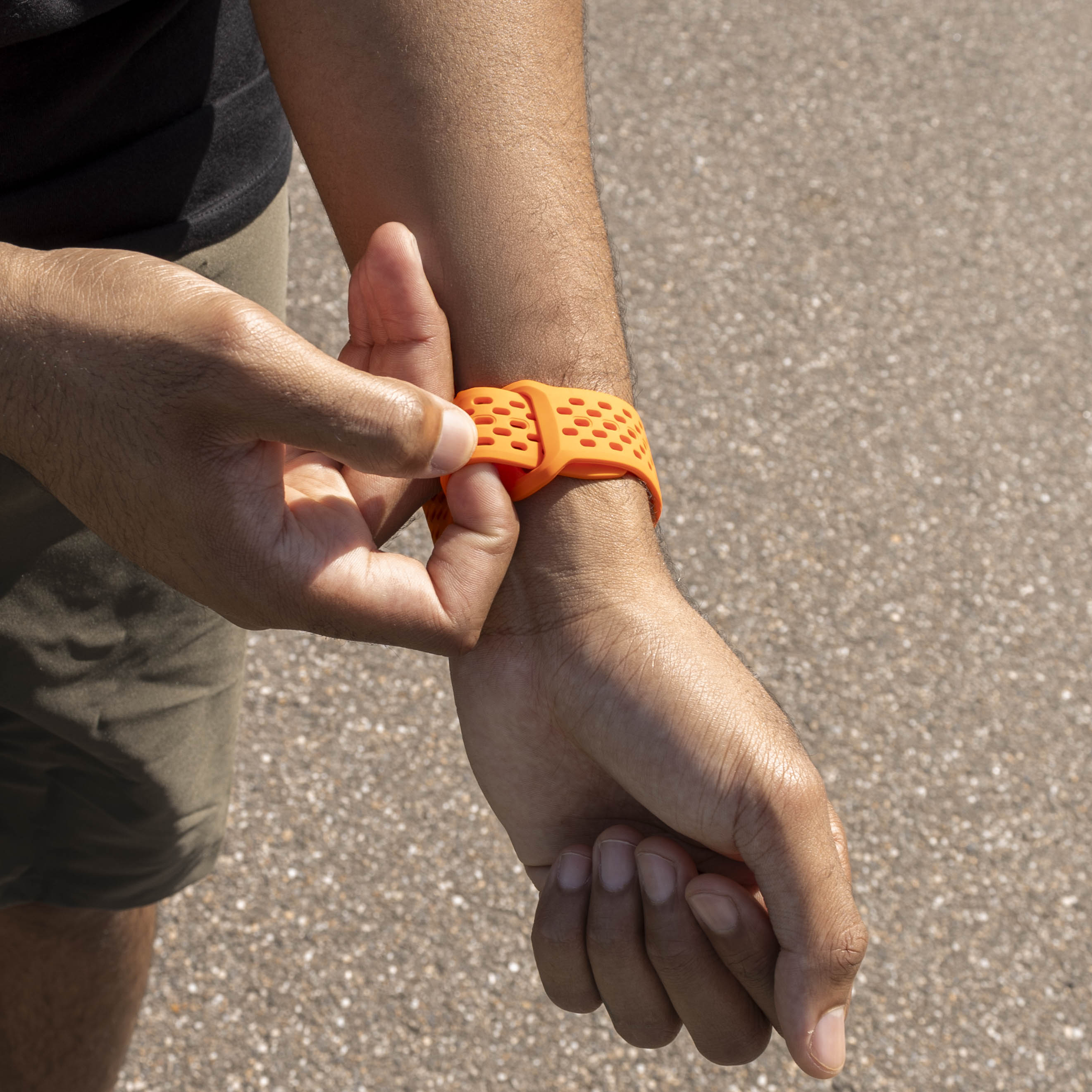 Samsung Galaxy Watch 8 - 40mm Silicone Air Strap (Orange)