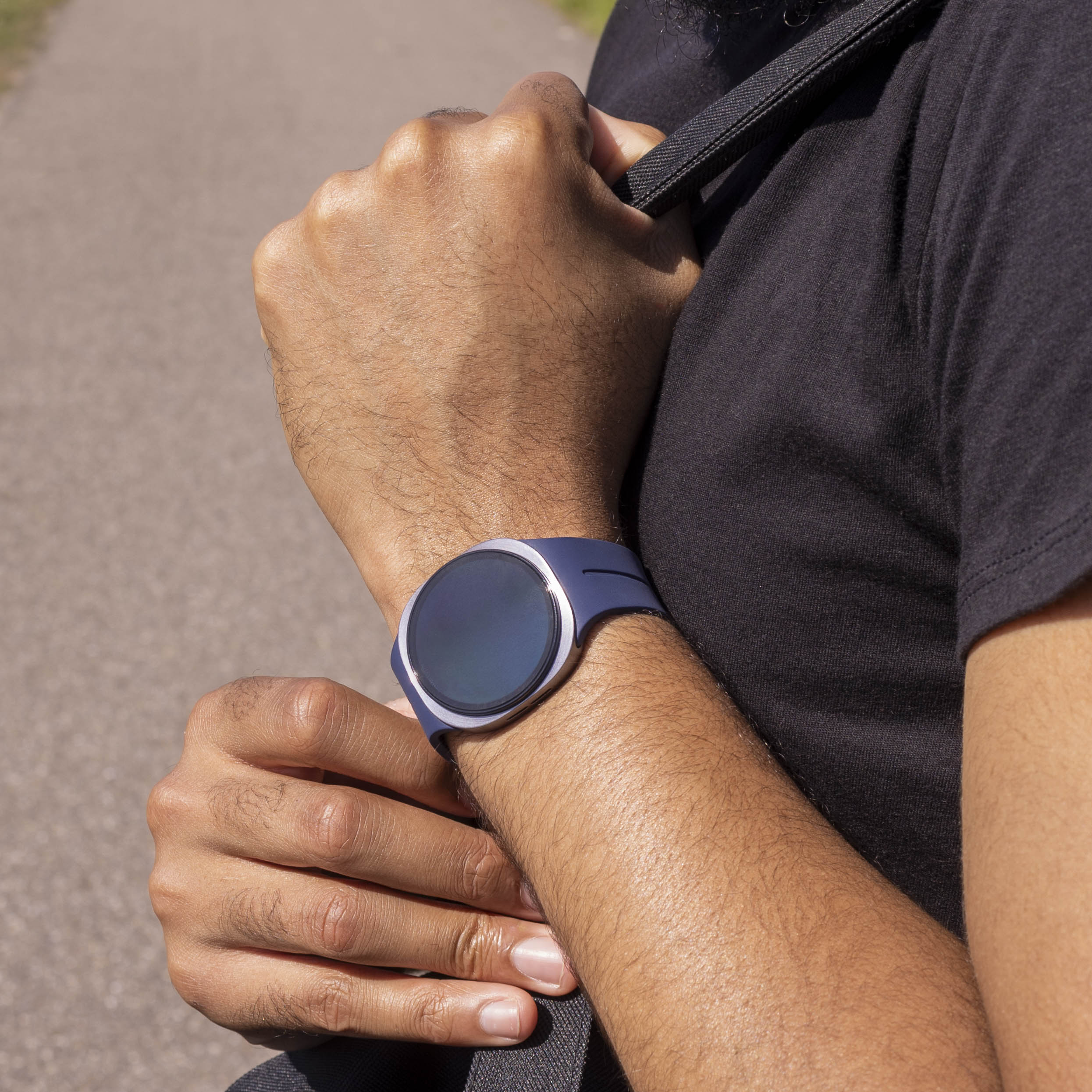 Samsung Galaxy Watch 8 - 40mm D-Buckle Silicone Strap (Dark Blue)