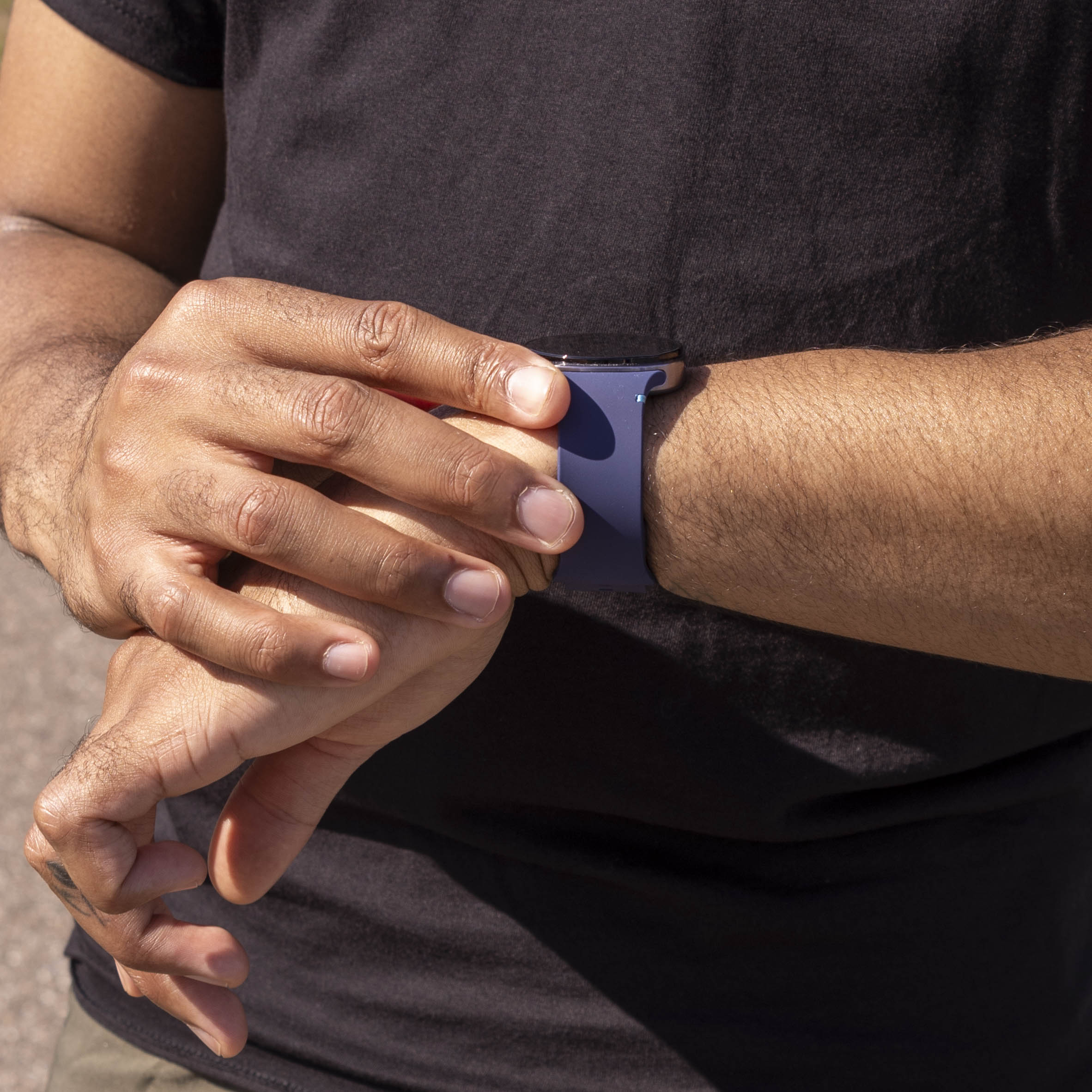 Samsung Galaxy Watch 8 - 40mm Silicone Strap (Dark Blue)