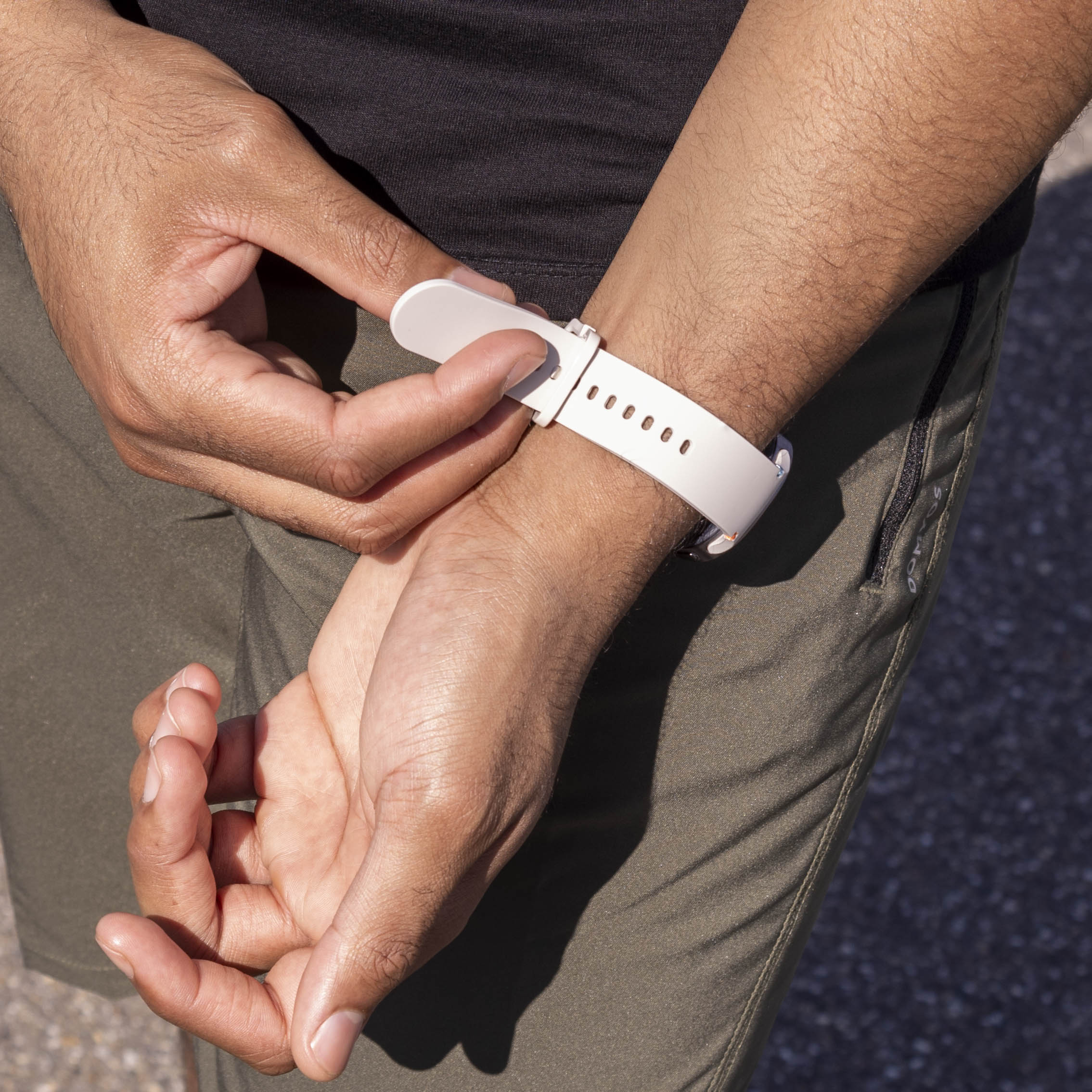 Samsung Galaxy Watch 8 Classic Silicone Strap (Starlight)