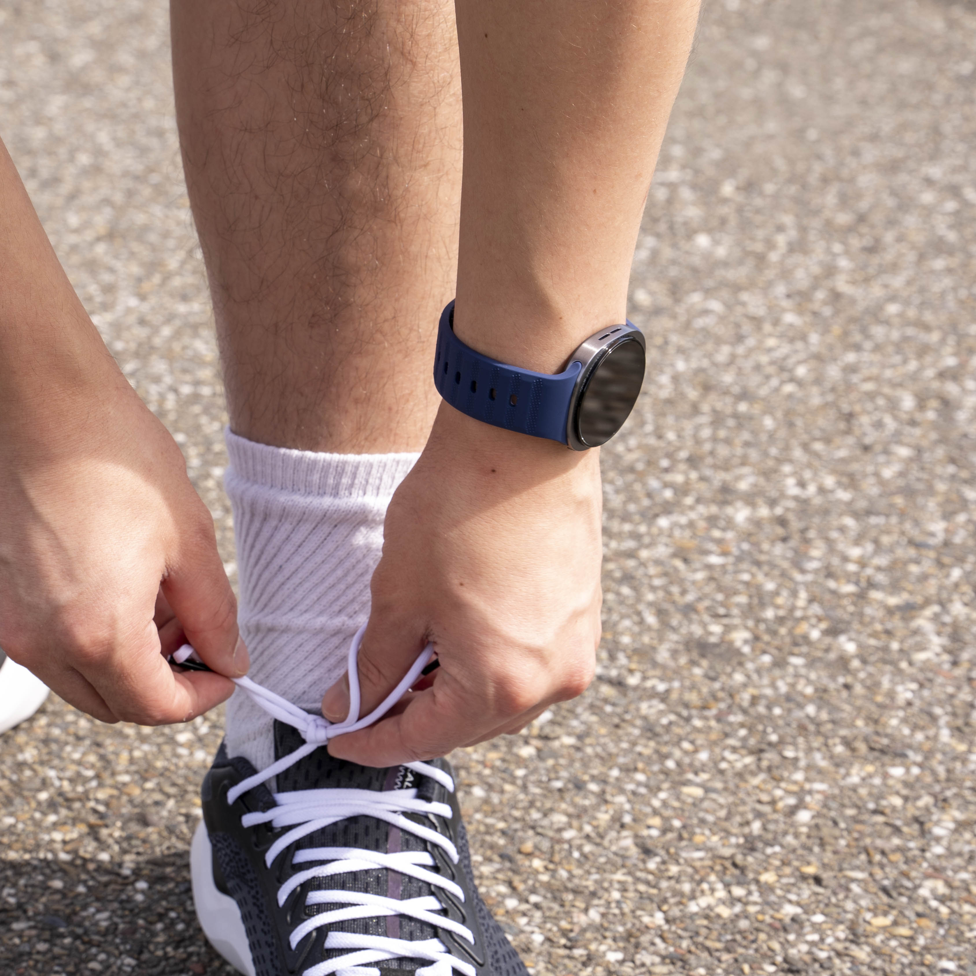 Samsung Galaxy Watch 8 - 40mm Outdoor Silicone Strap (Dark Blue)