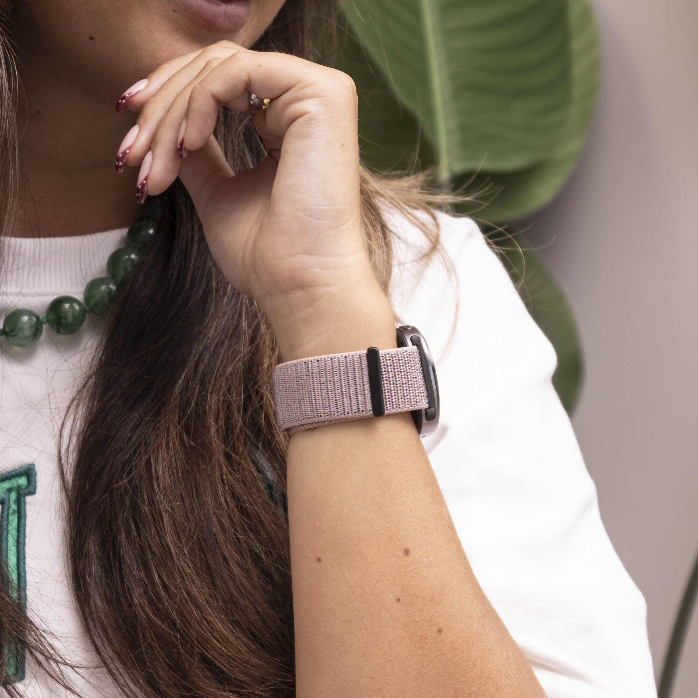 Samsung Galaxy Watch 8 - 40mm Nylon Strap (Pink)