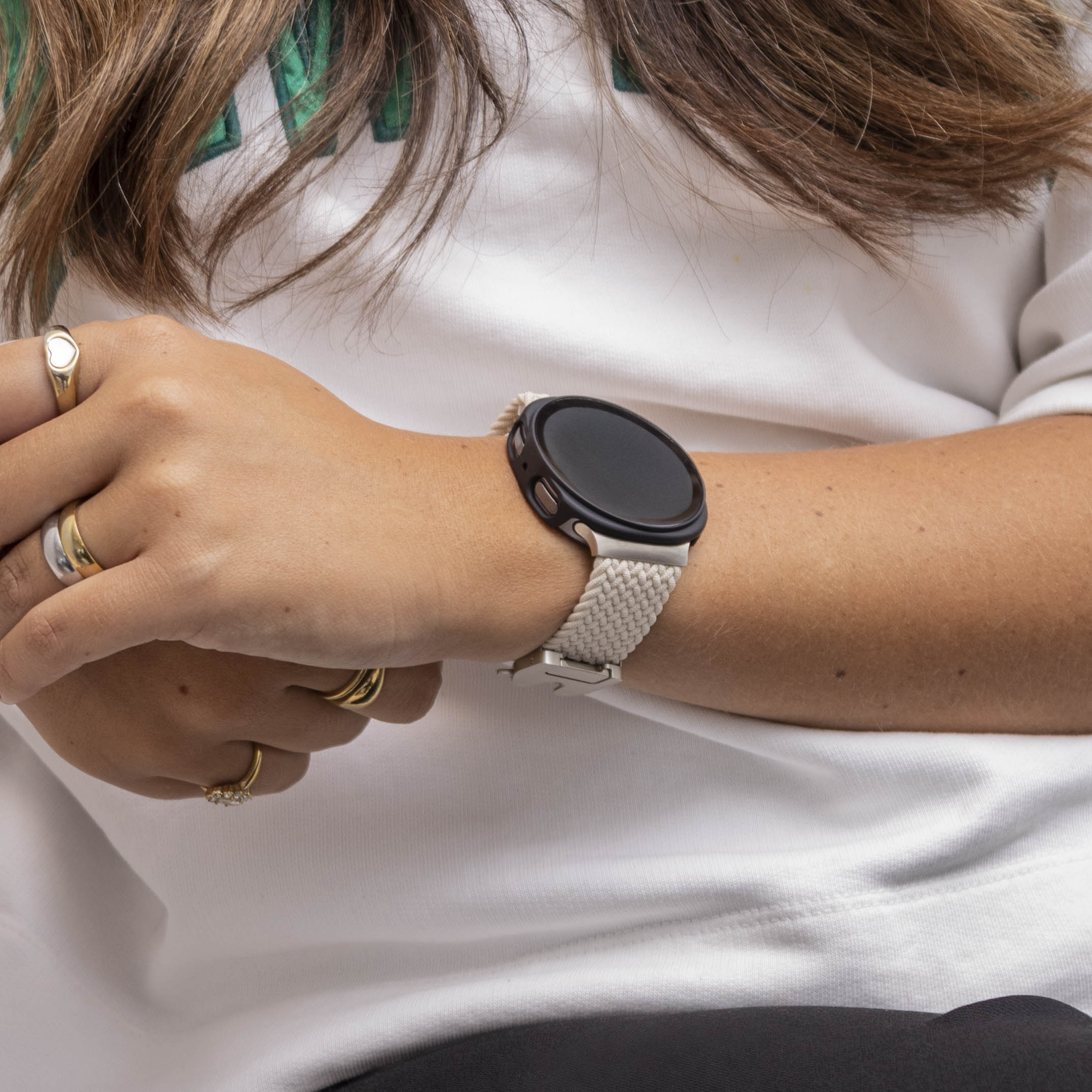 Samsung Galaxy Watch 8 - 44mm Hard Case with Glass (Black)