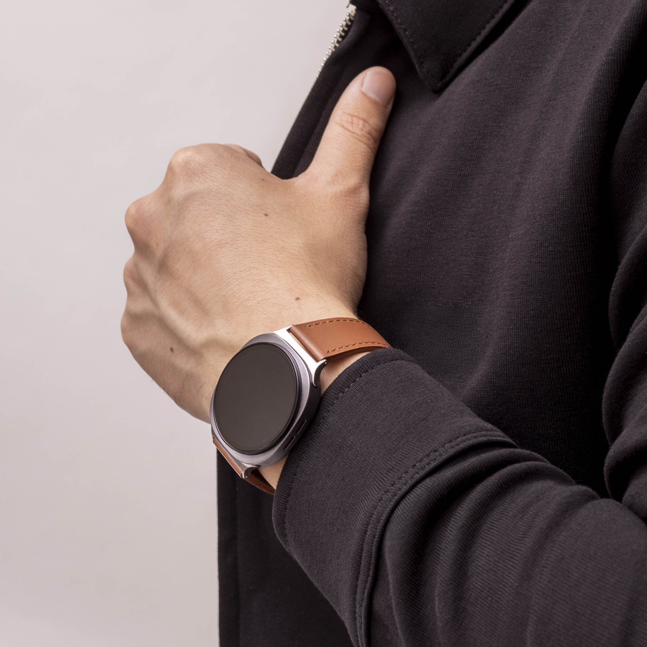 Samsung Galaxy Watch 8 - 40mm Modern Leather Strap (Brown)