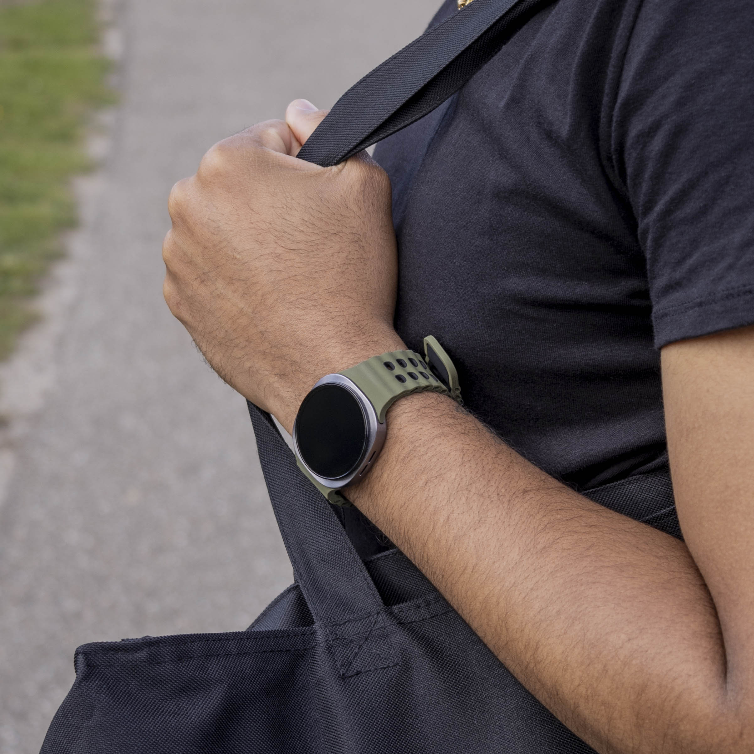 Samsung Galaxy Watch 8 Classic Ocean Strap (Green/Black)