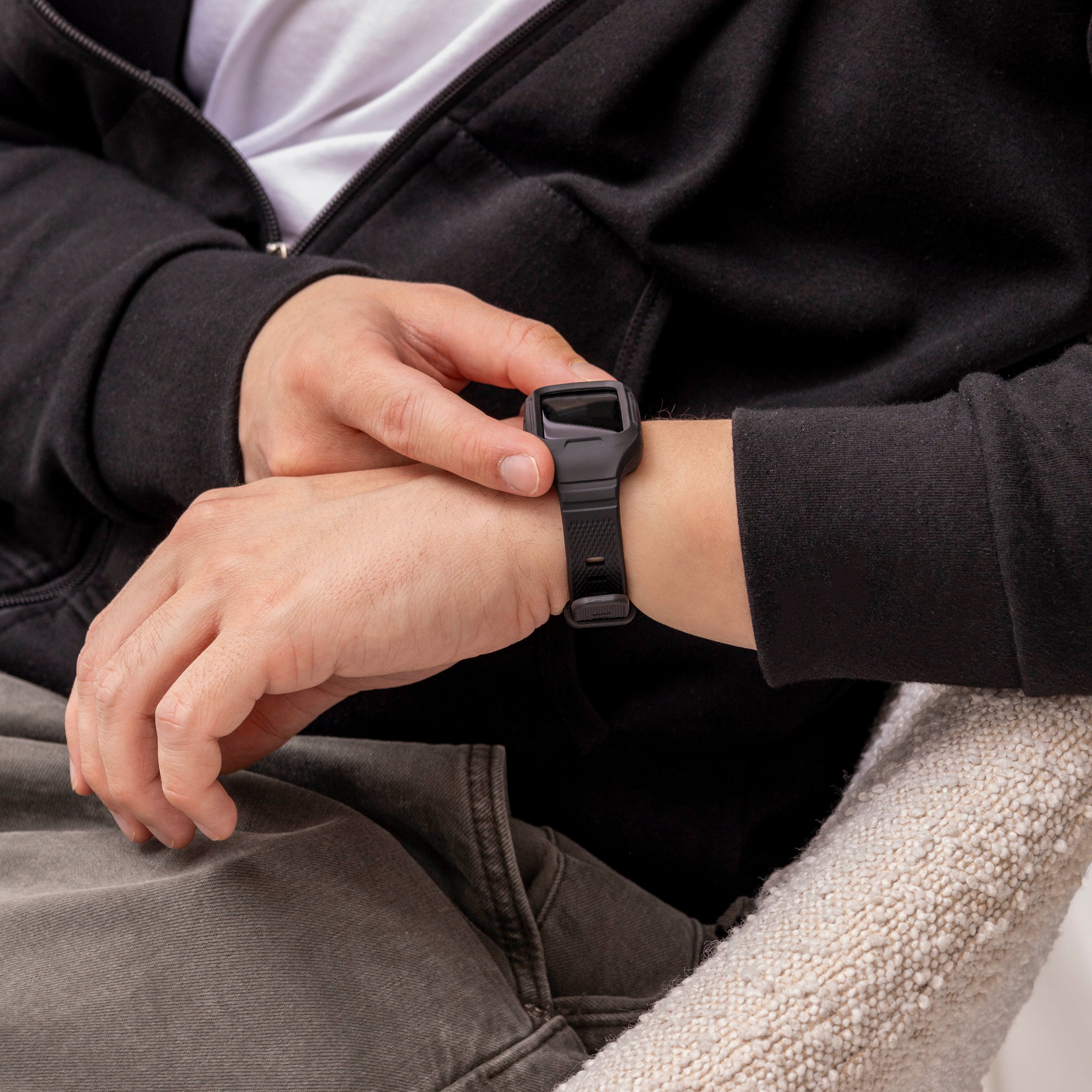 Huawei Band 8 TPU Stap with Frame (Black)