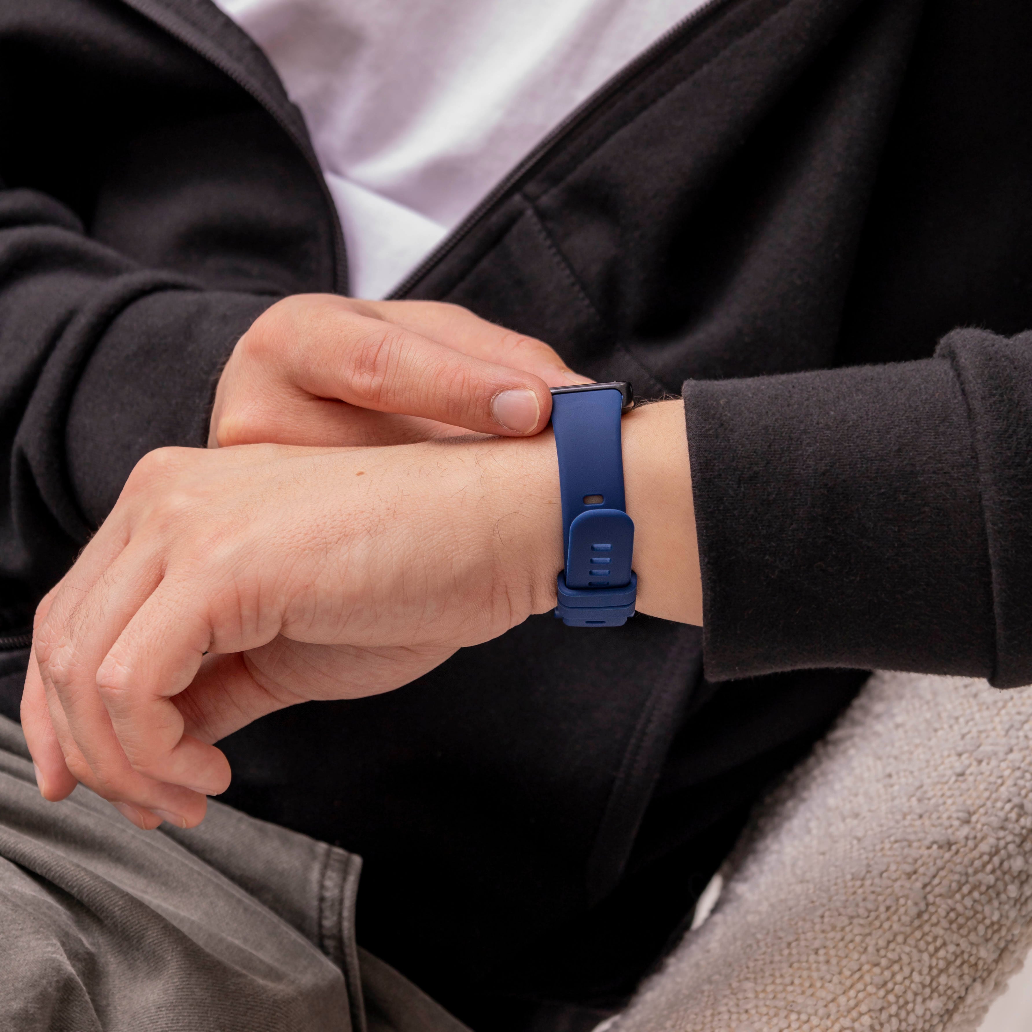 Huawei Band 9 Silicone Classic Strap (Dark Blue)