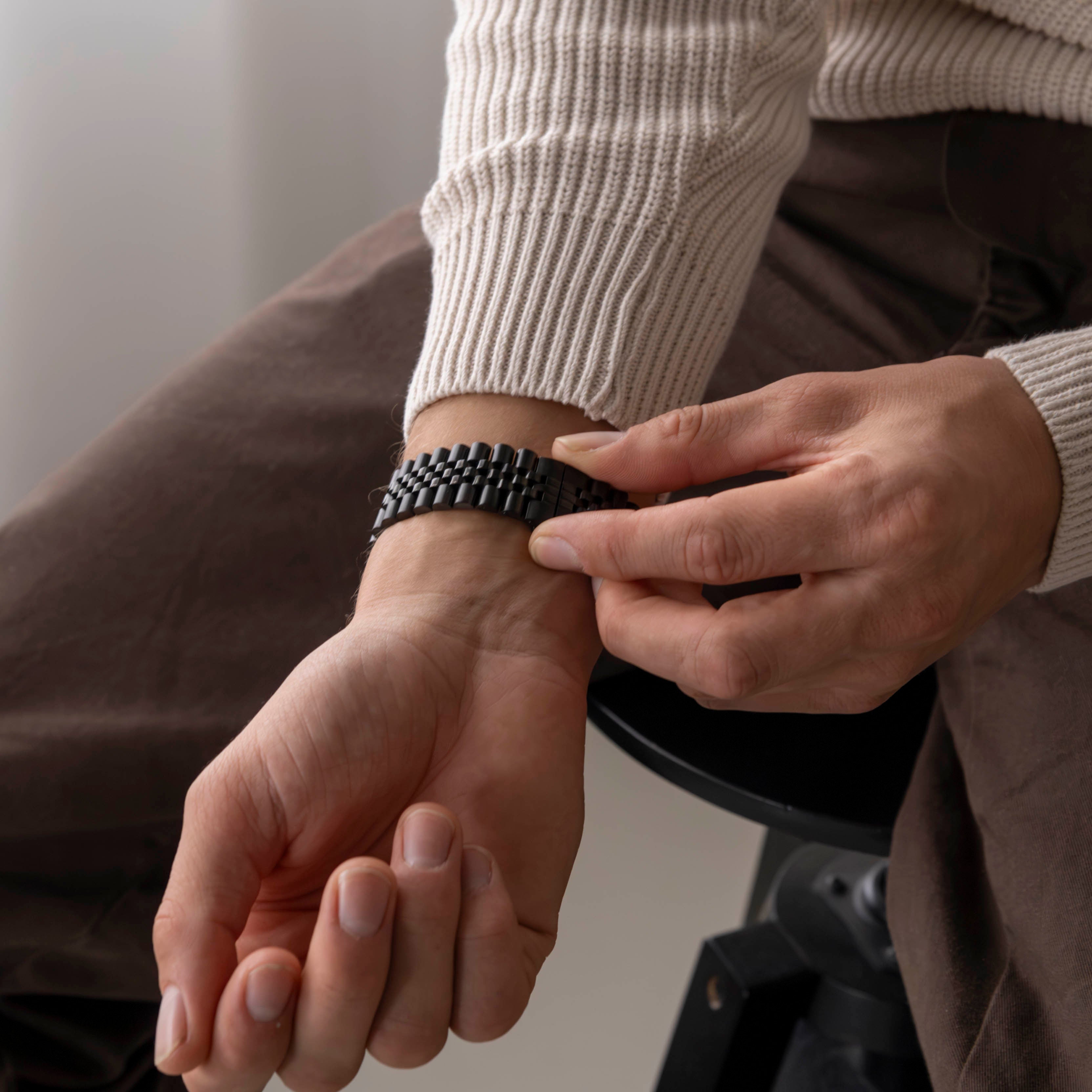 Apple Watch Ultra Steel Strap Jubilee (Black)