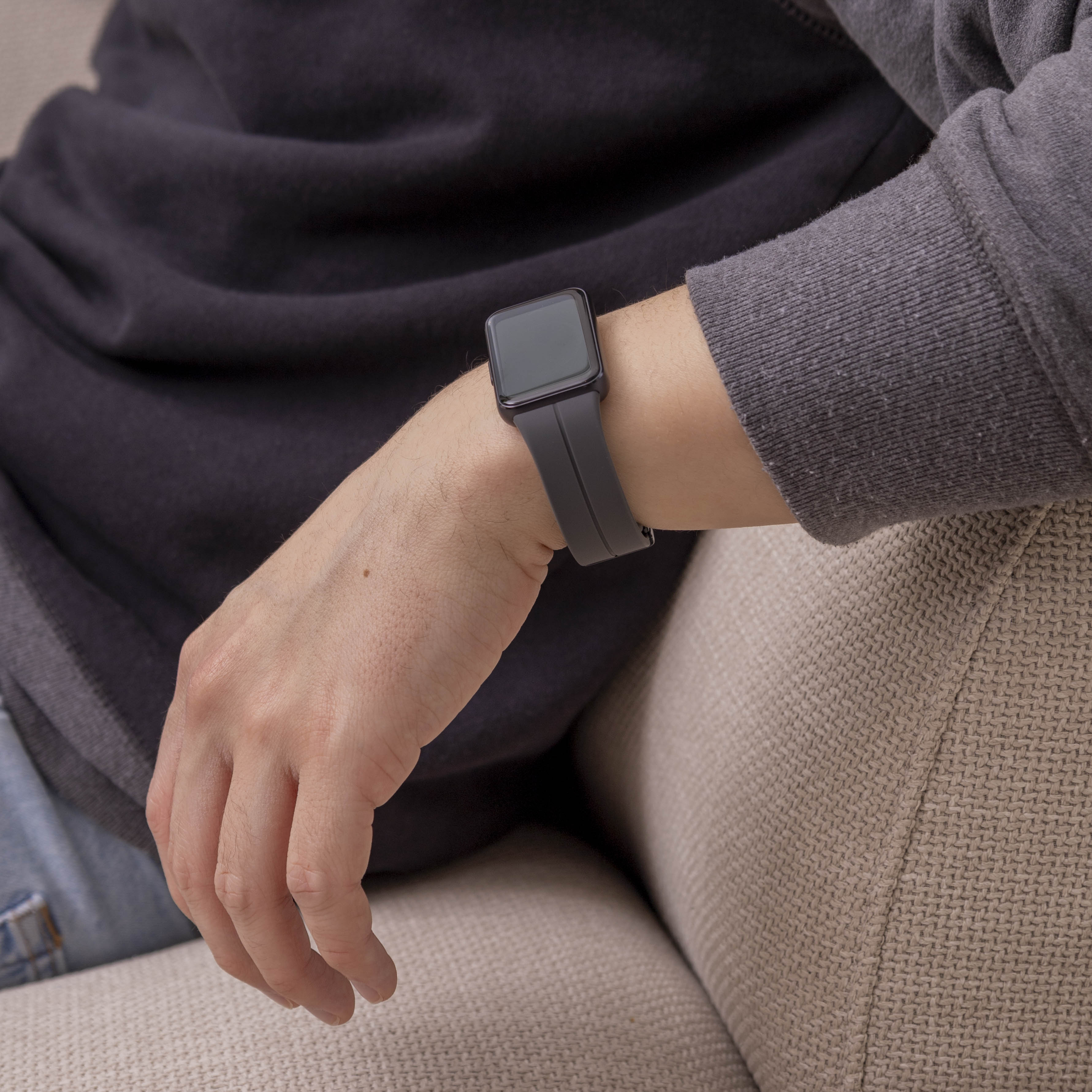 Samsung Galaxy Fit 3 D-buckle Silicone Strap (Dark Grey)