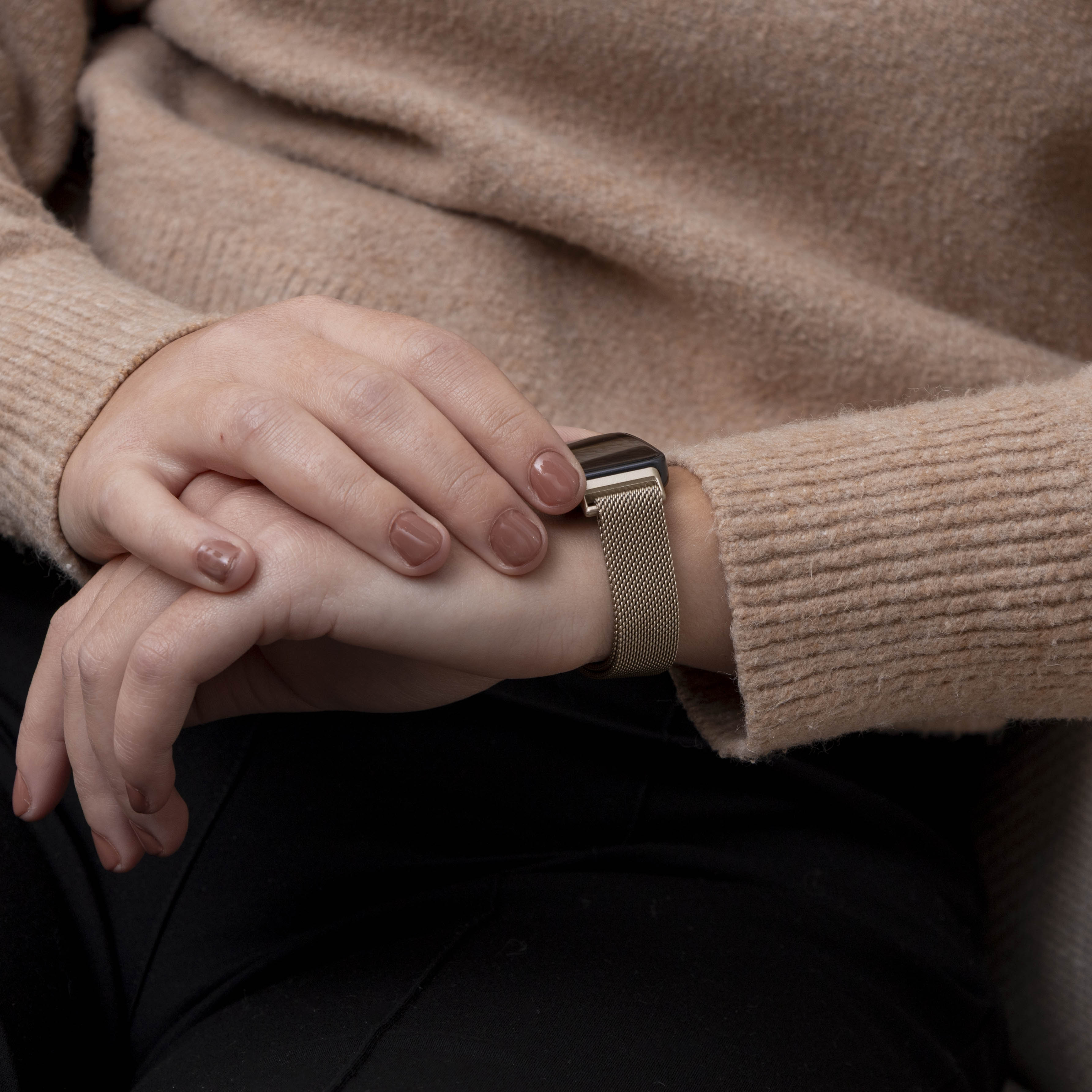 Huawei Band 9 Milanese Strap (Champagne Gold)