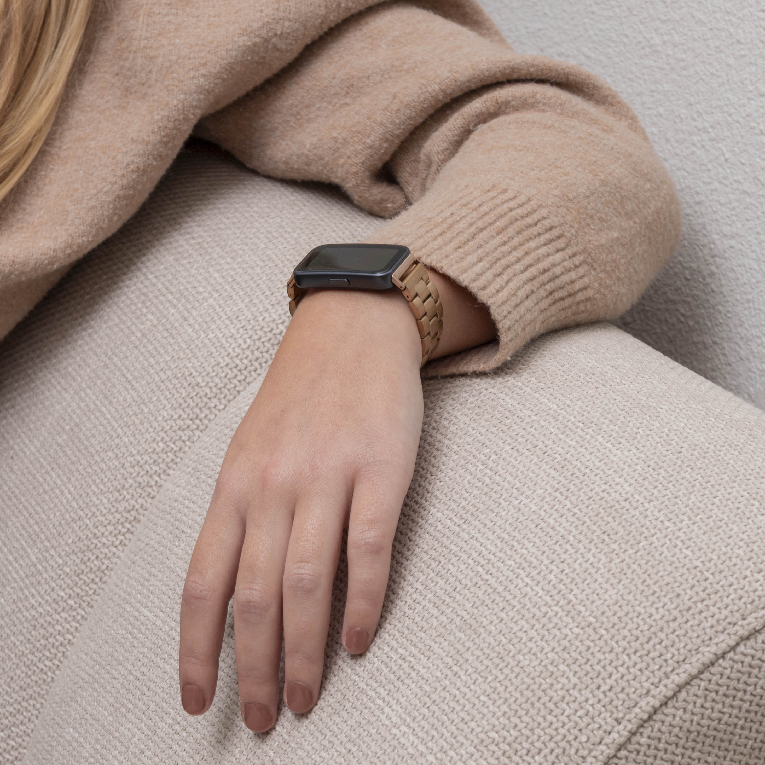 Huawei Band 9 Steel Strap (Rosegold)