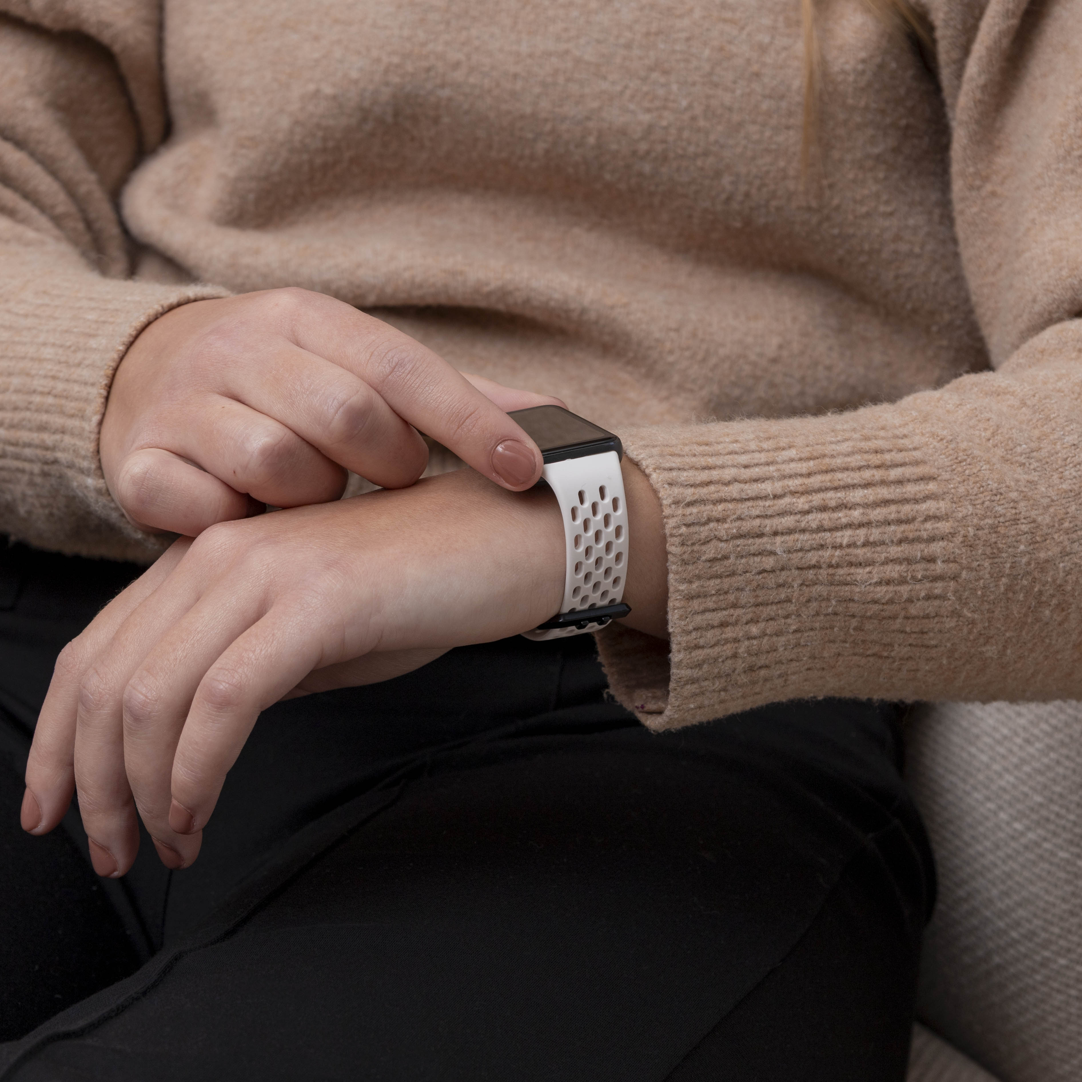 Samsung Galaxy Fit 3 Breathable Silicone Strap (Starlight)