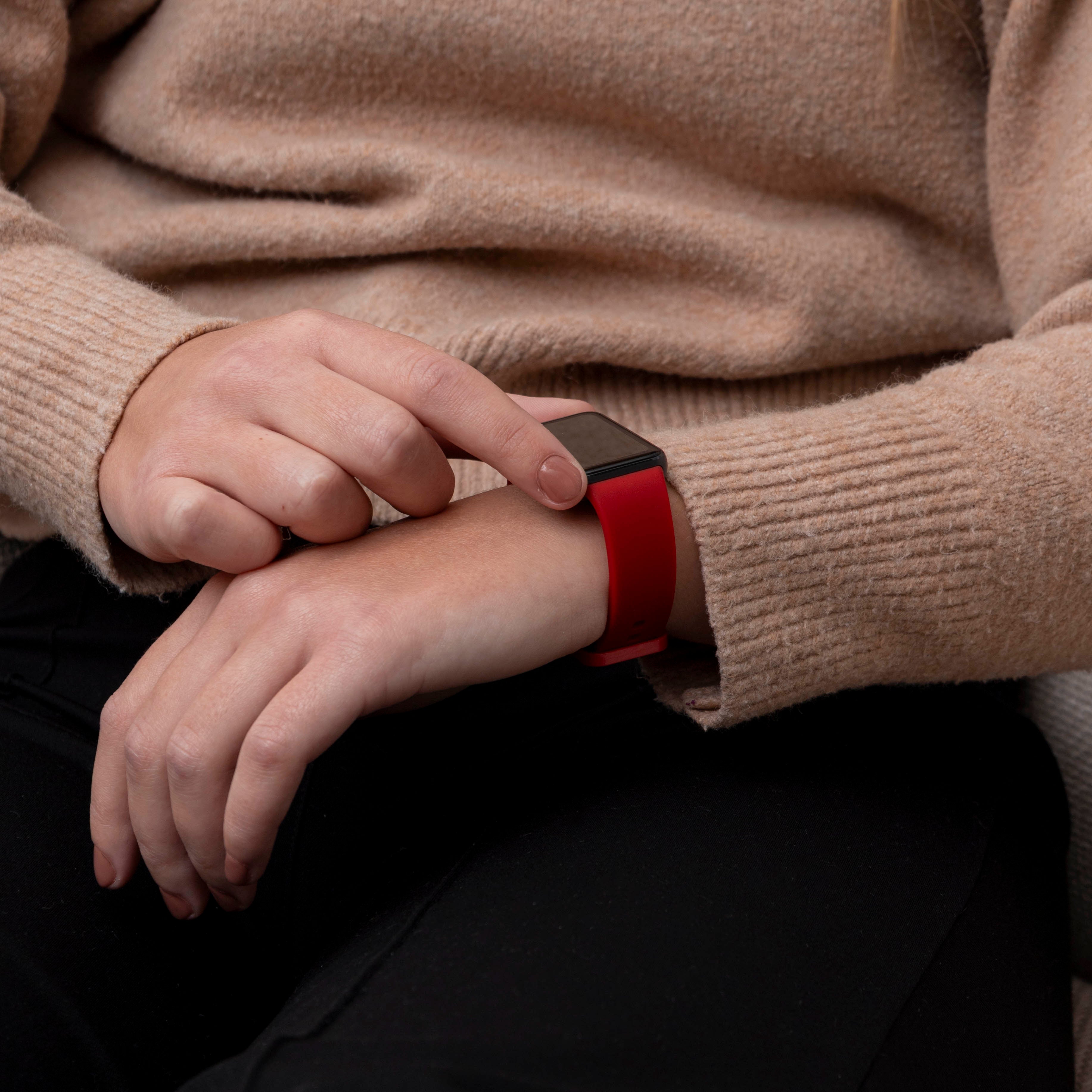 Samsung Galaxy Fit 3 Silicone Strap (Red)