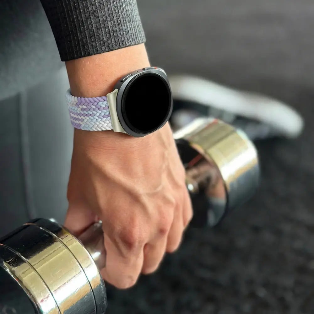 Bandz Samsung Galaxy Watch 8 - 40mm Magnetic Braided Strap (Purple Mix)