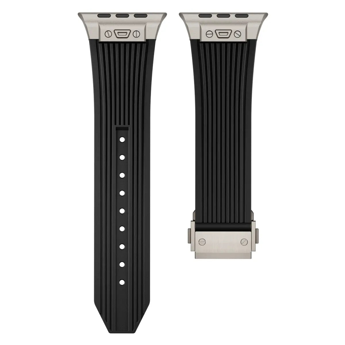 Apple Watch Liquid Elastic Silicone Strap (Black)